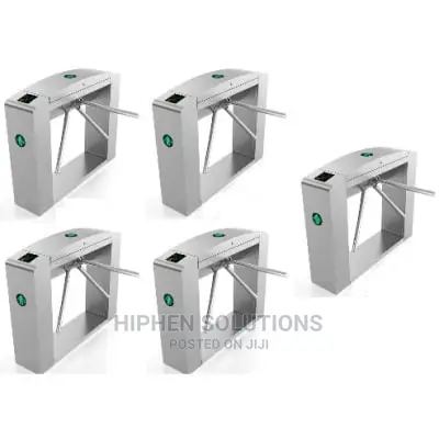 Waist Height Tripod Turnstile Access Control Gate - Set Of 5