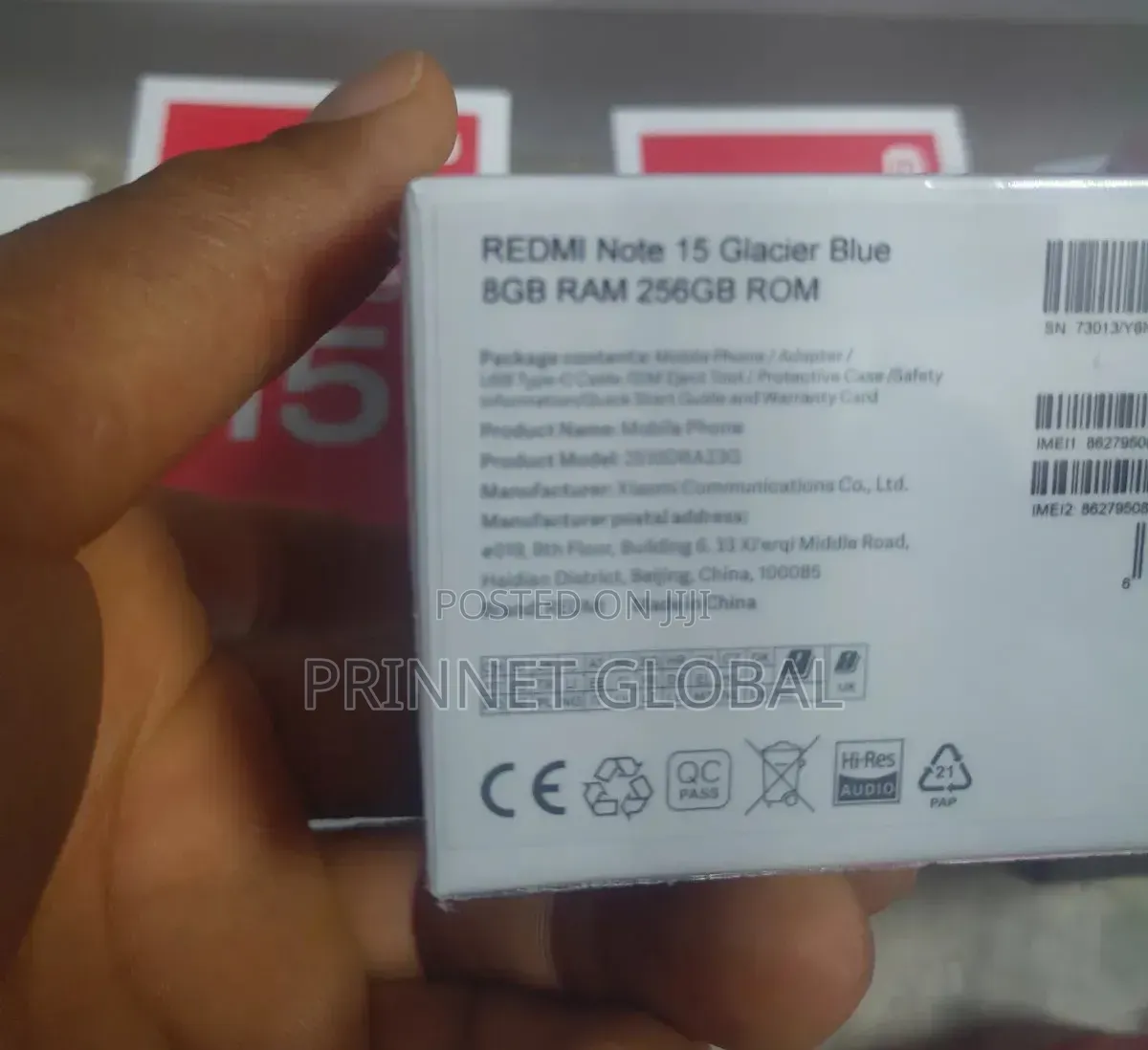 New Xiaomi Redmi Note 15 256 GB Blue