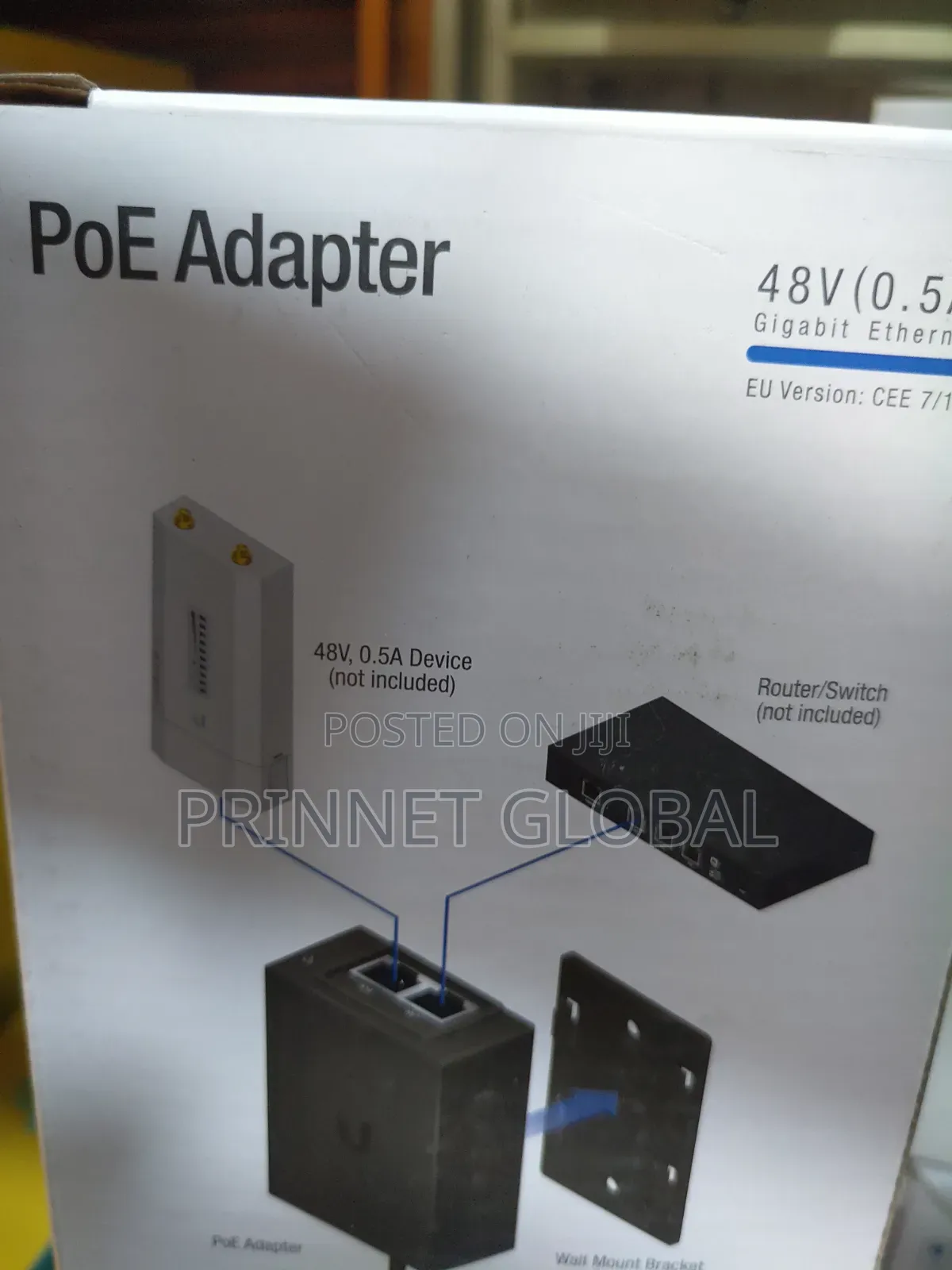 Ubiquiti 48v Poe Adapter Gigabit Ethernet