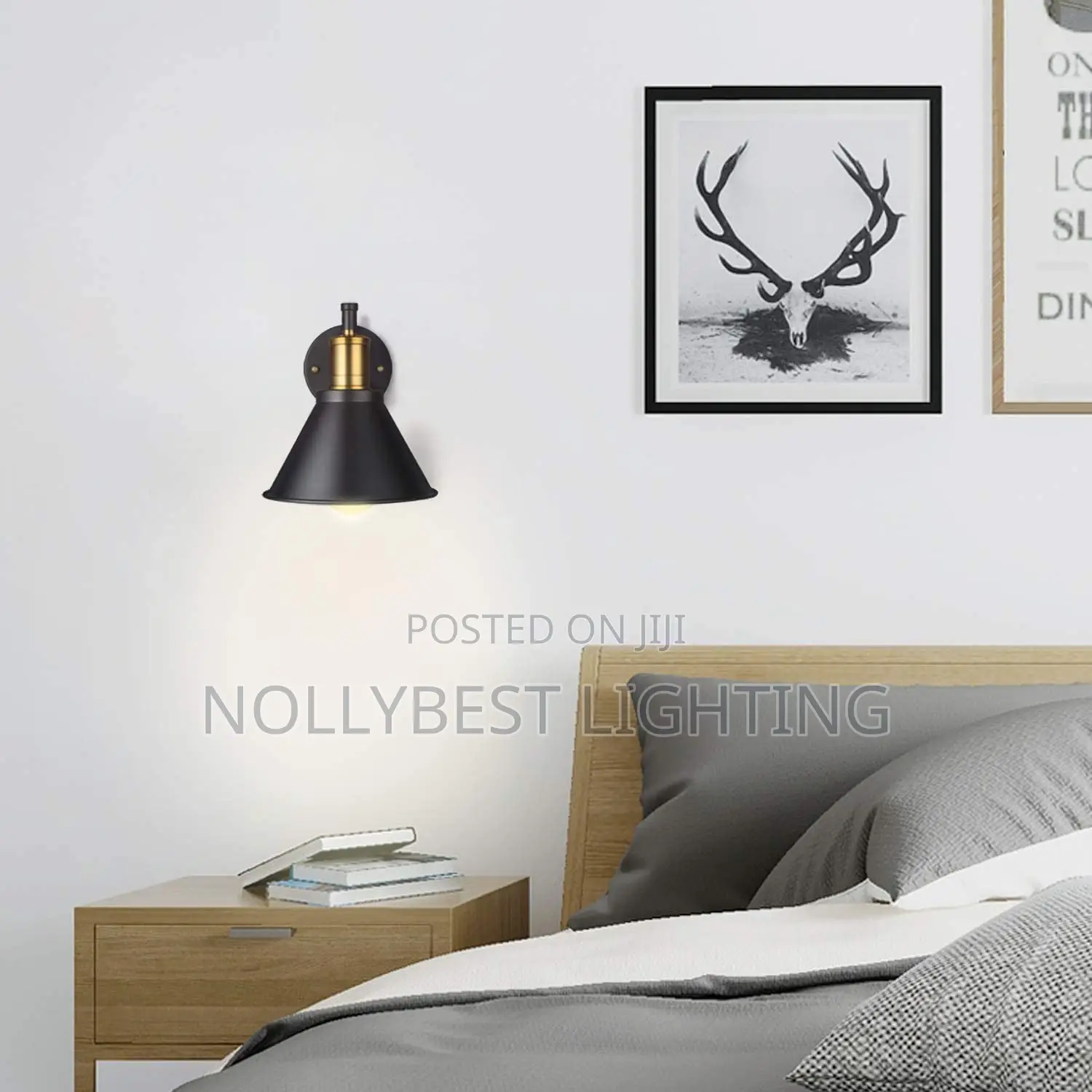 Wall Lamp American Folding Rotating Bed Room Bedside Lamp Living Room
