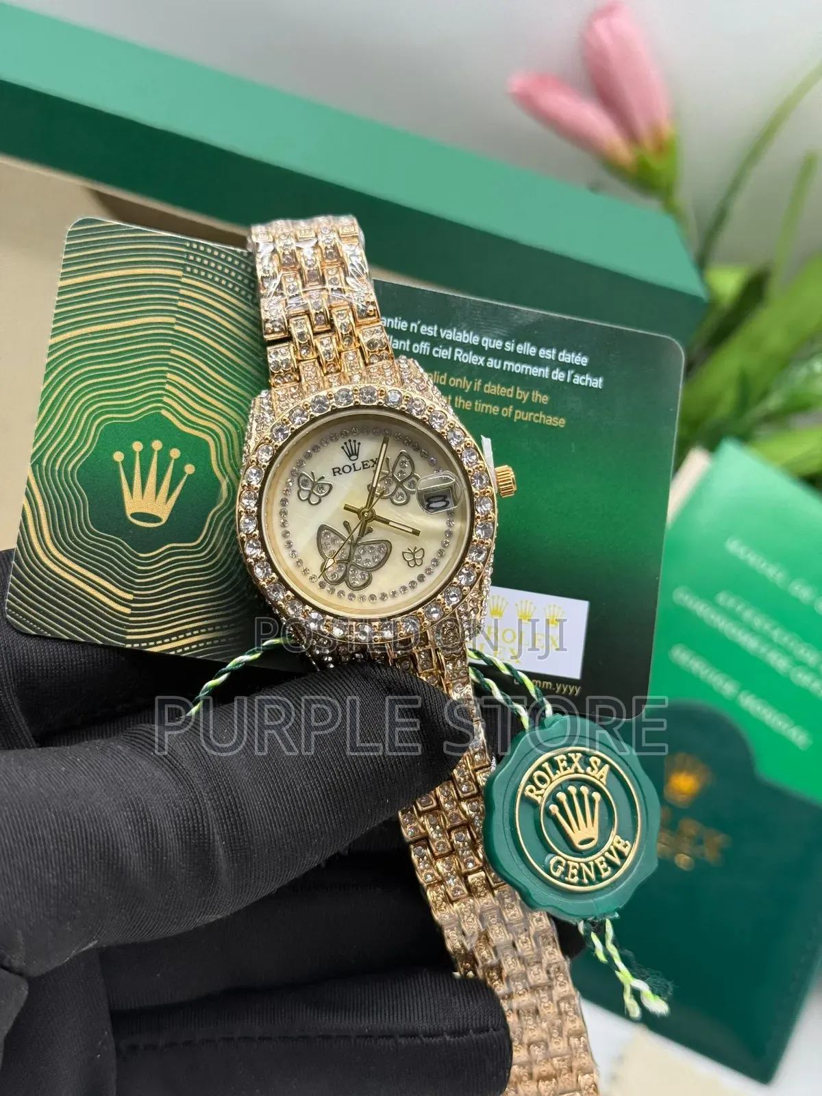 Rolex Butterfly Ladies Watch