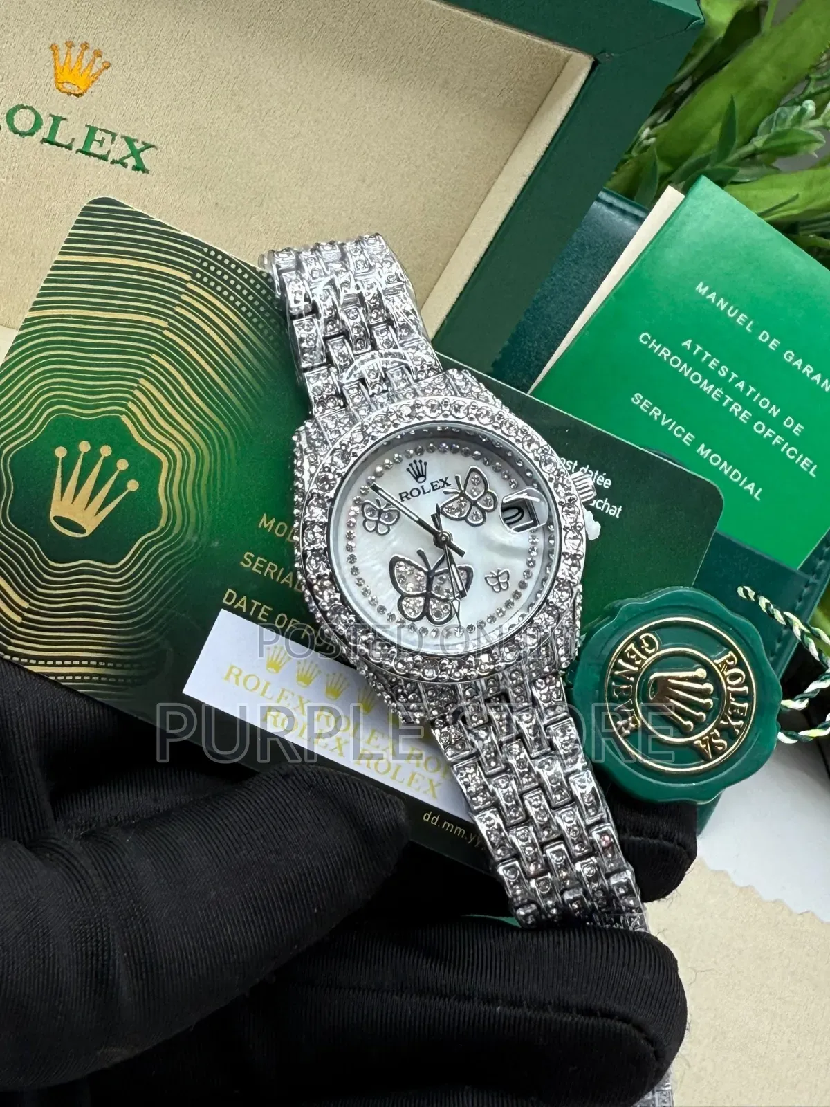 Rolex Butterfly Ladies Watch