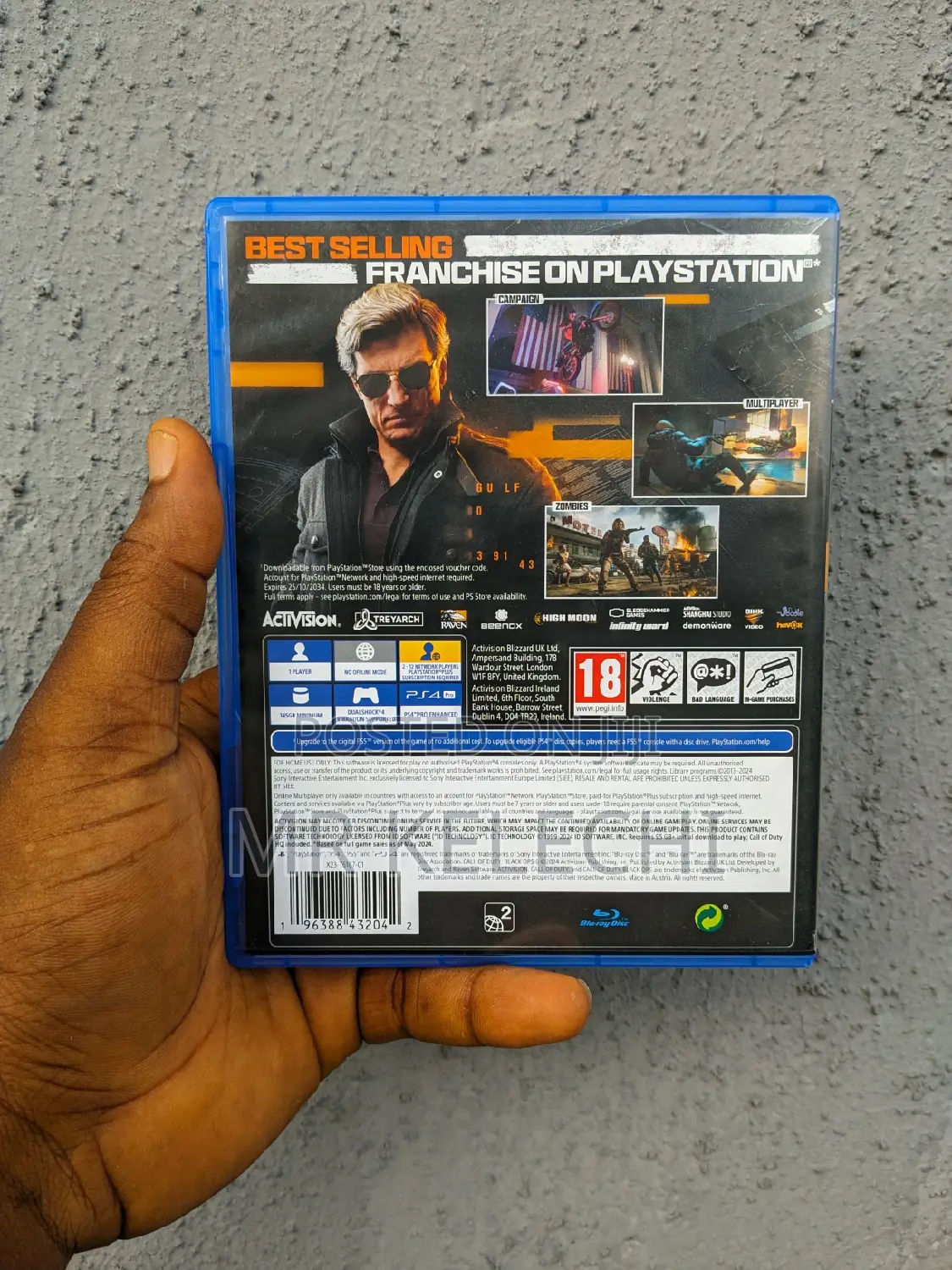 Uk Used Call of Duty: Black Ops 6 for Ps4 and Ps5 (Internet Required)