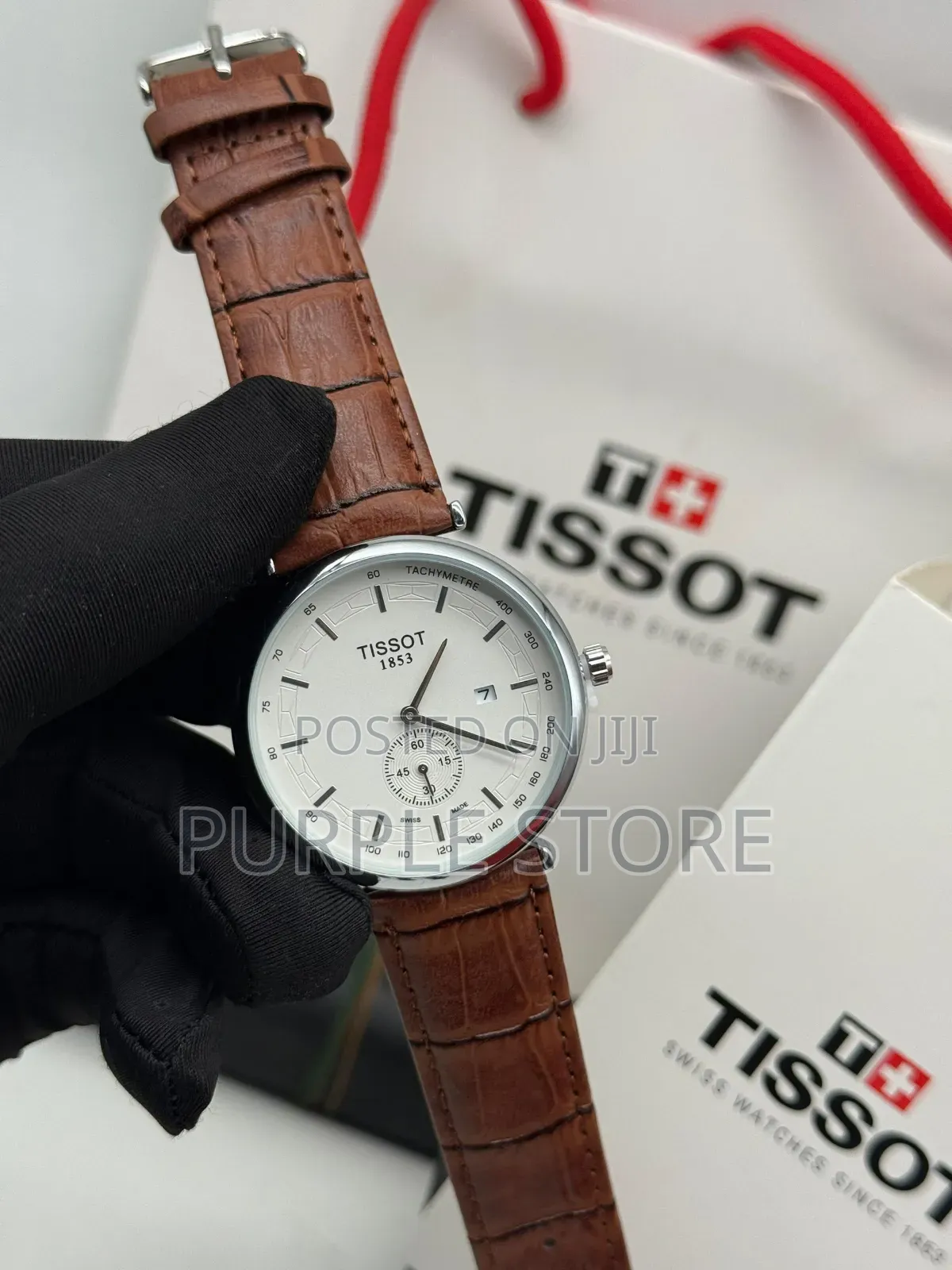 Tissot Leather Active Down Seconds Watches