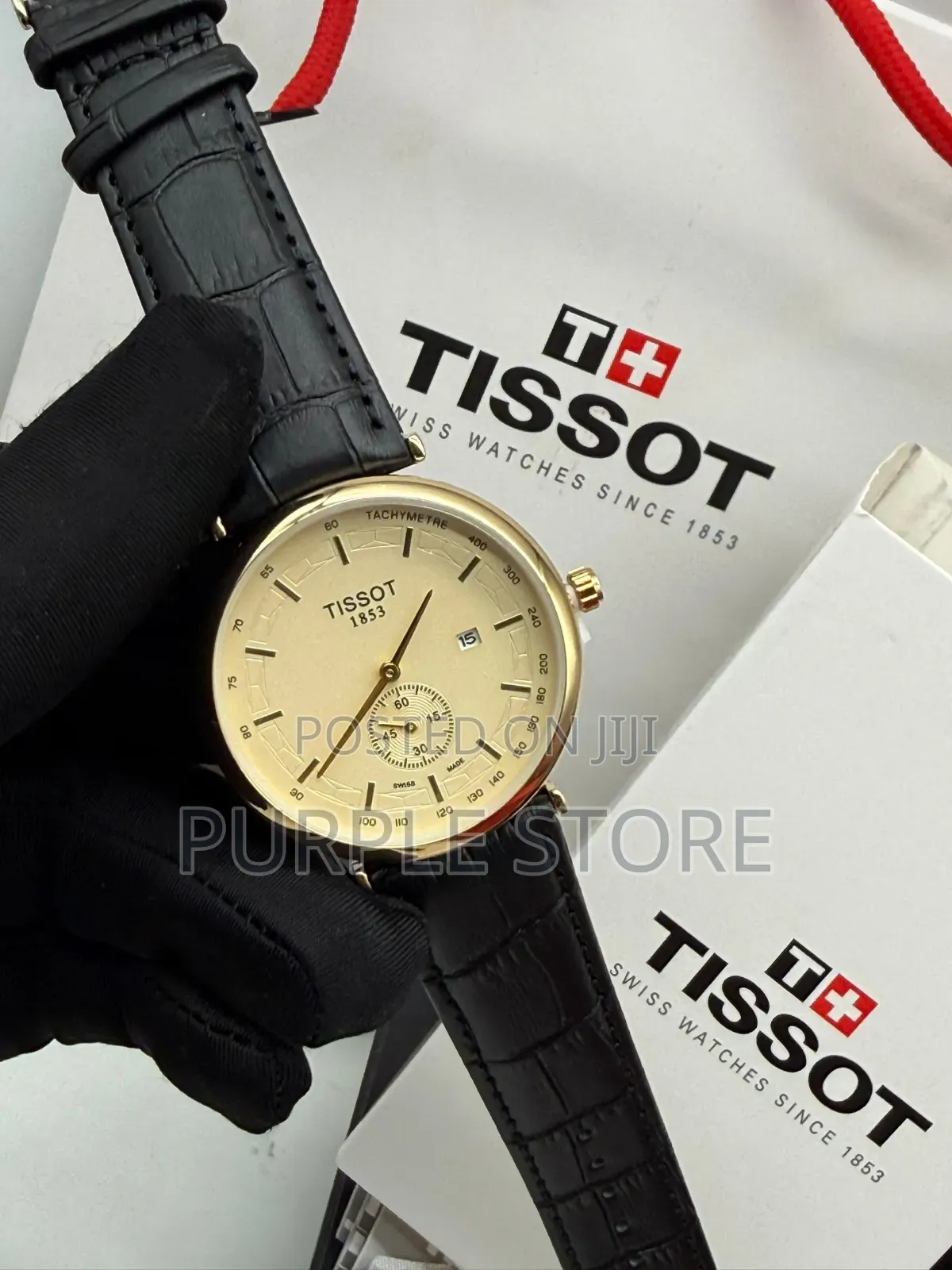 Tissot Leather Active Down Seconds Watches