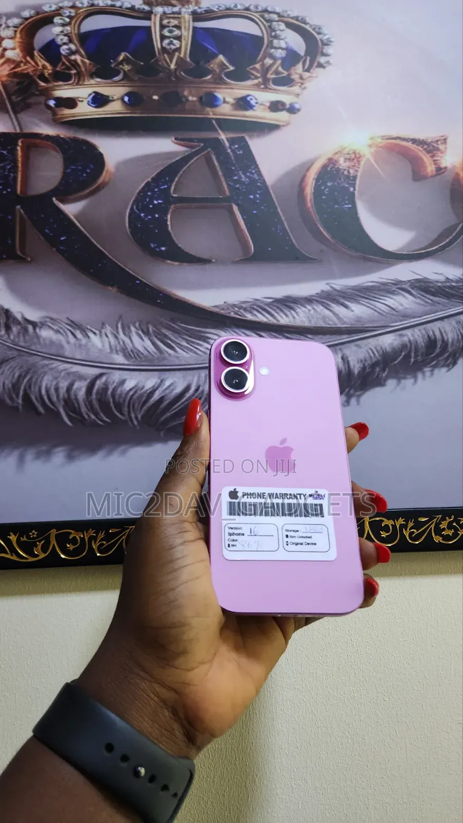 Apple iPhone 16 128 GB Pink
