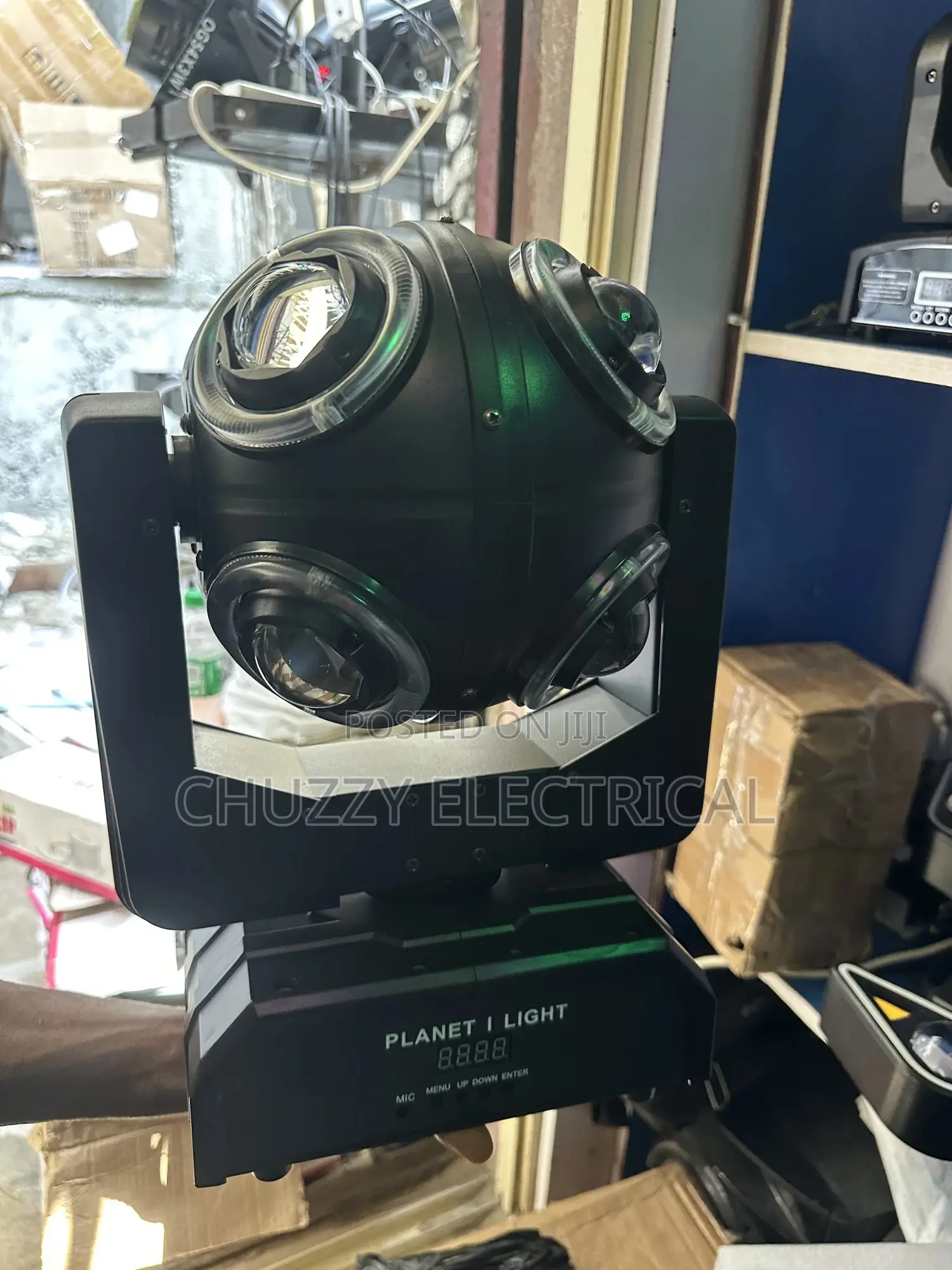 Planet I Light 6-Eye Moving Head Beam Light