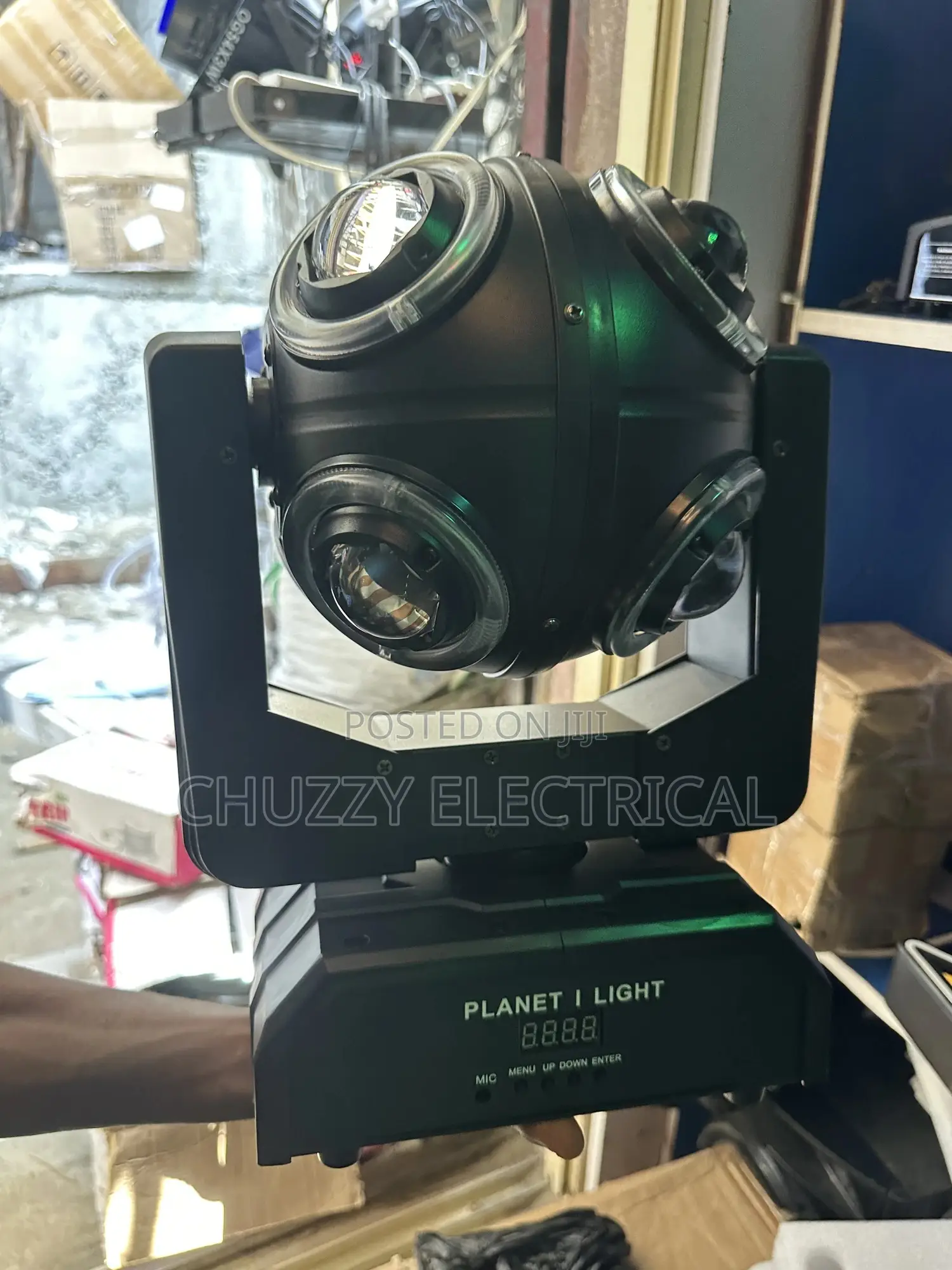 Planet I Light 6-Eye Moving Head Beam Light