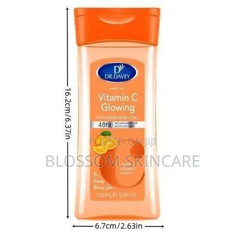 Dr Davey Vitamin C Glow Vitalizing Body Oil Brightening Anti-Aging