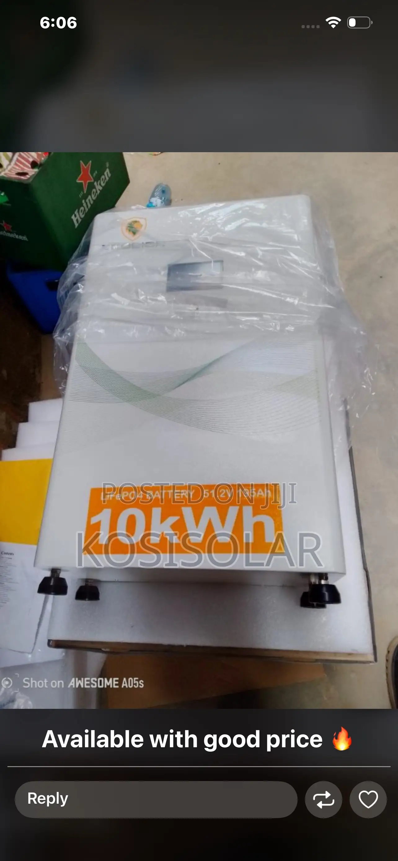 10kwh 48v Ecolion Lithium Ion Battery