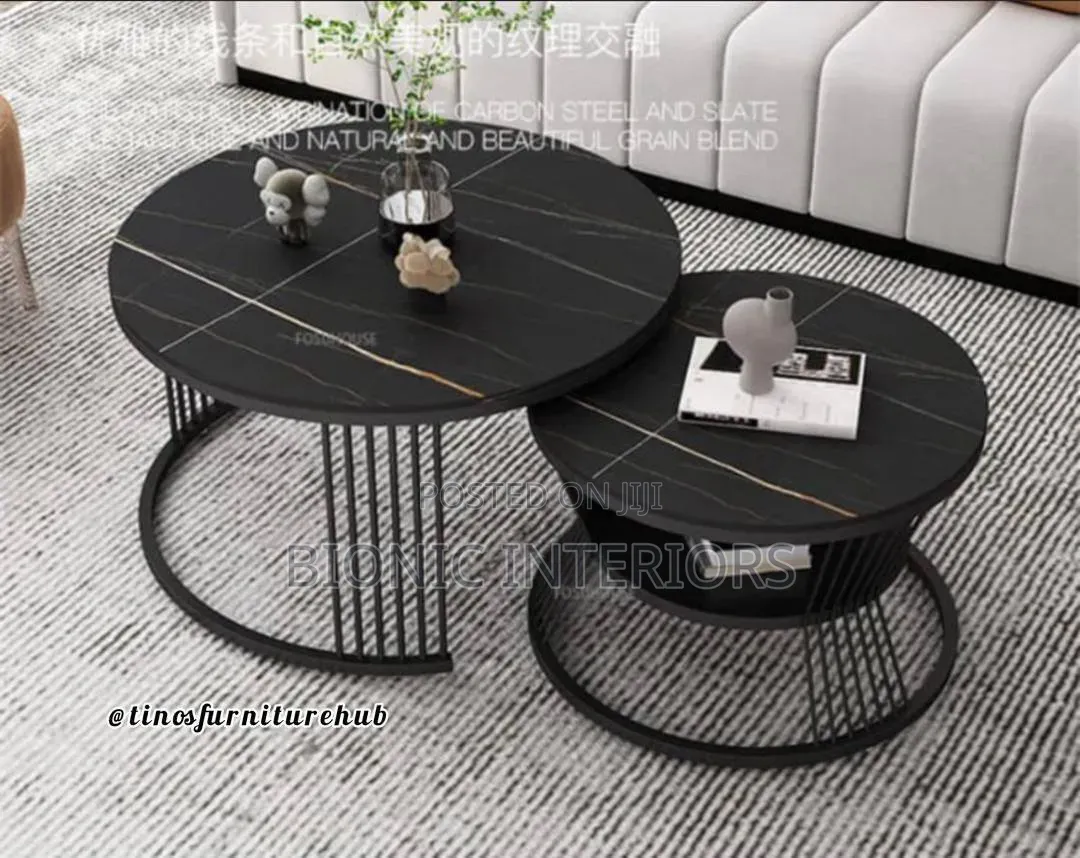 2 in 1 Center Table Marble Top