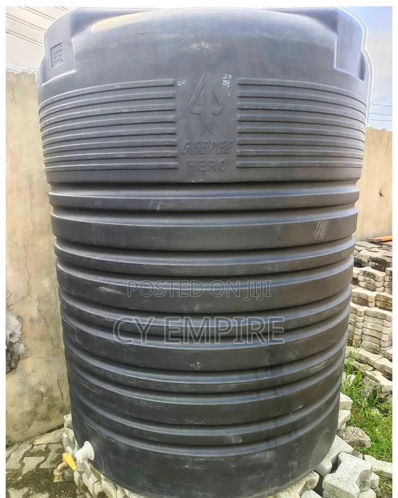 Used 2000-Litre Gp (Geepee) Tank