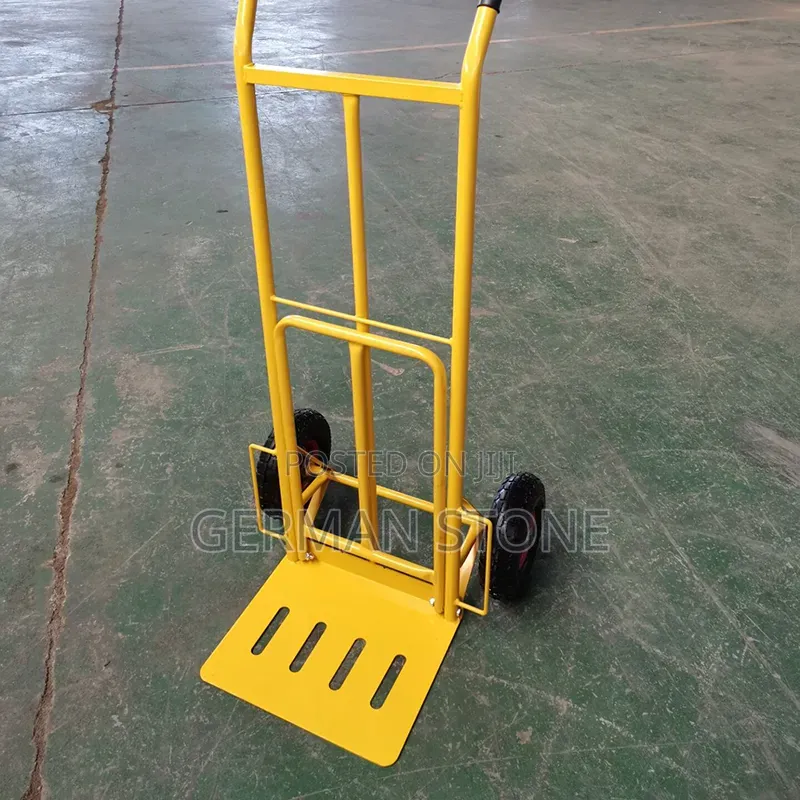 Heavy Duty Double Handle Solid Wheel Hand Trolley