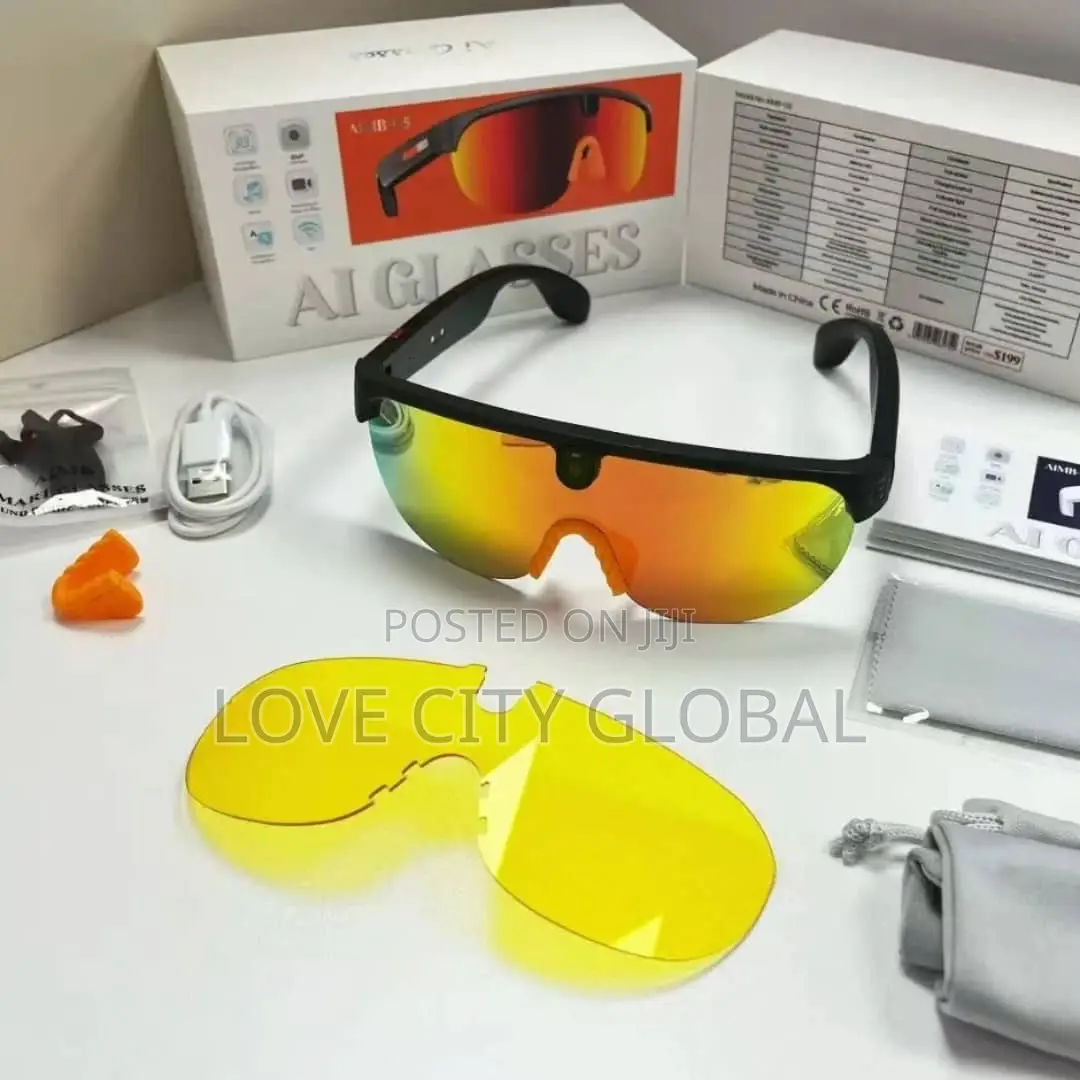 Aimb G5 Ai Smart Glasses 2lens 8mp Camera Bt Call Chatgpt Sport Glass