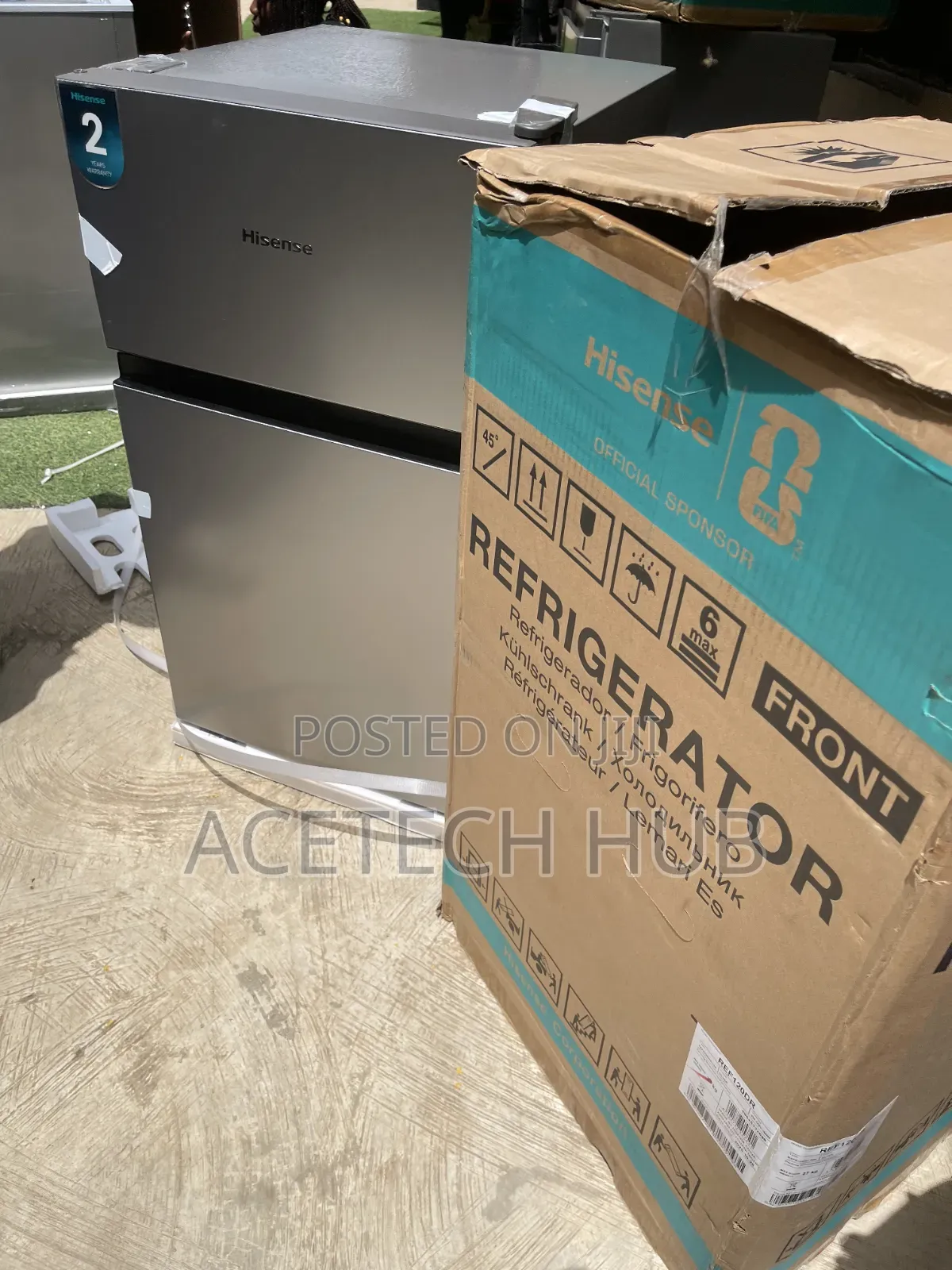 New Hisense 87 Liters Double Door Refrigerator