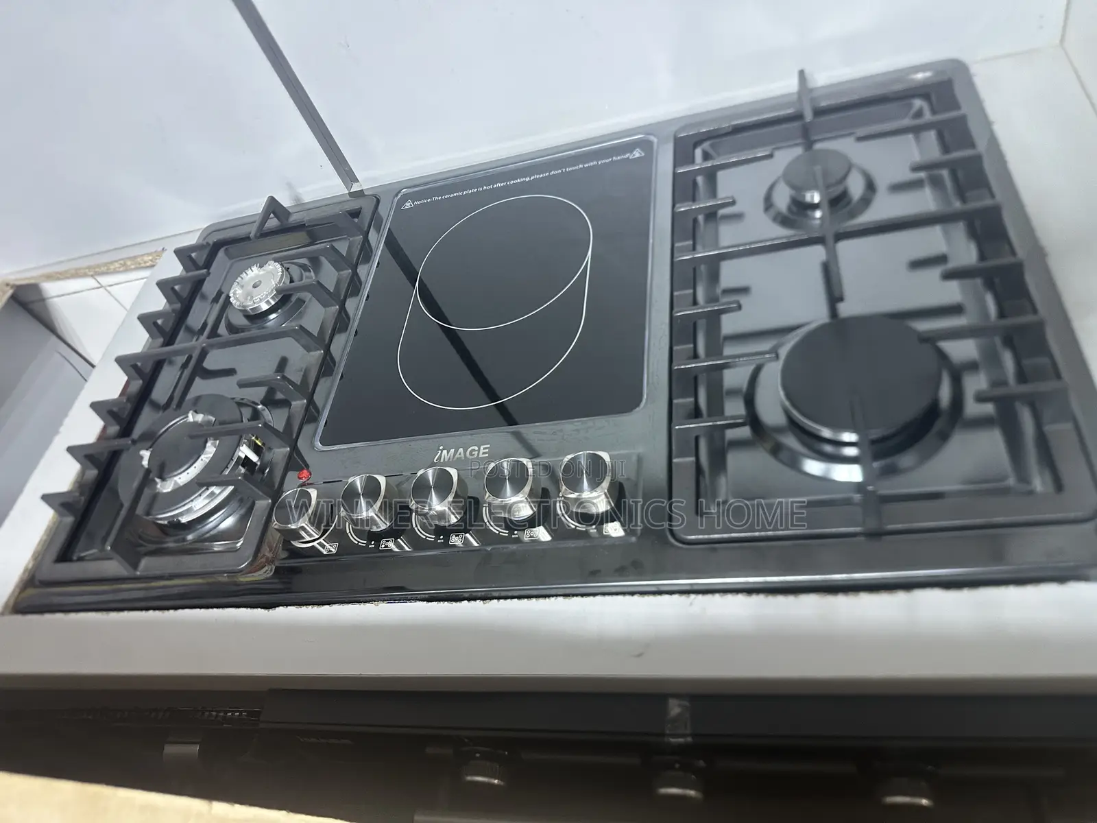 Image Quality Inbuilt Gas Cooker 50cm by 90cm 4gas One Electric