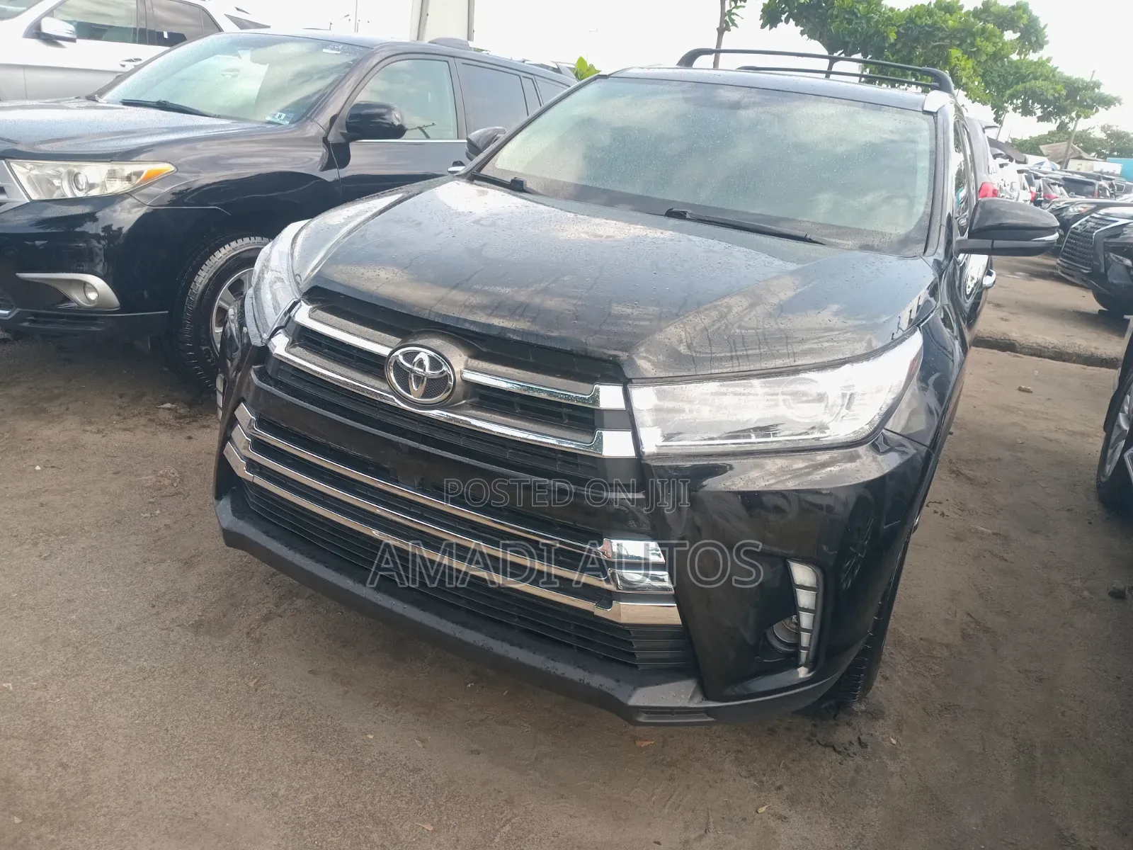 Toyota Highlander XLE V6 4x4 (3.5L 6cyl 6A) 2016 Black