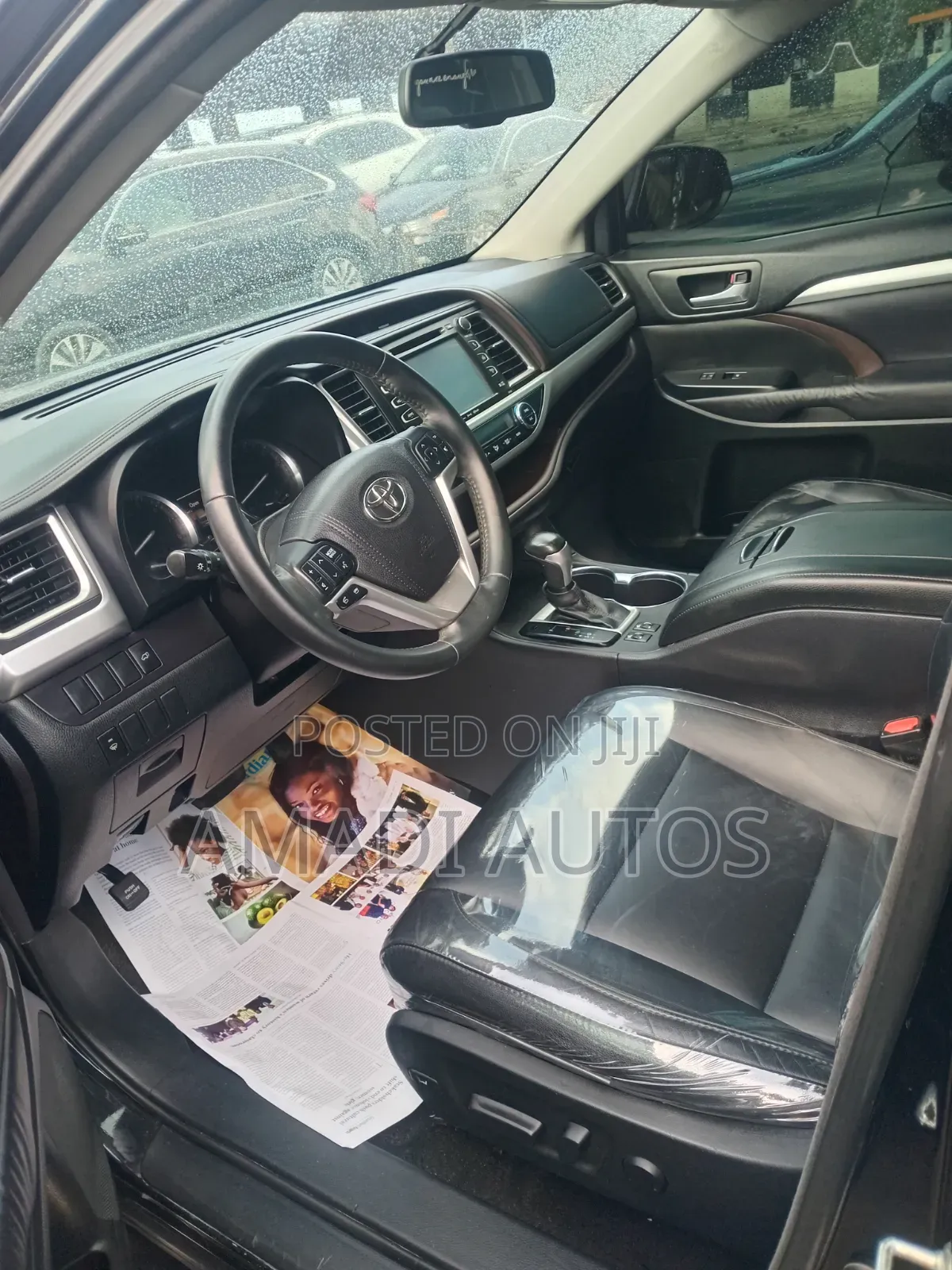 Toyota Highlander XLE V6 4x4 (3.5L 6cyl 6A) 2016 Black