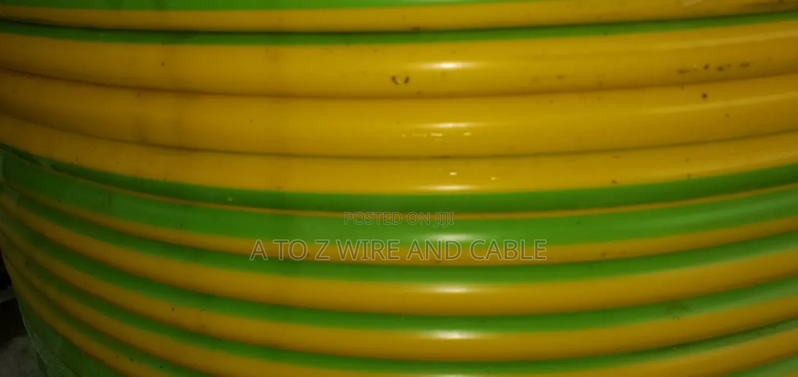 Heavy Duty 50mm 1-Core Earth Cable (Green/Yellow) Available!