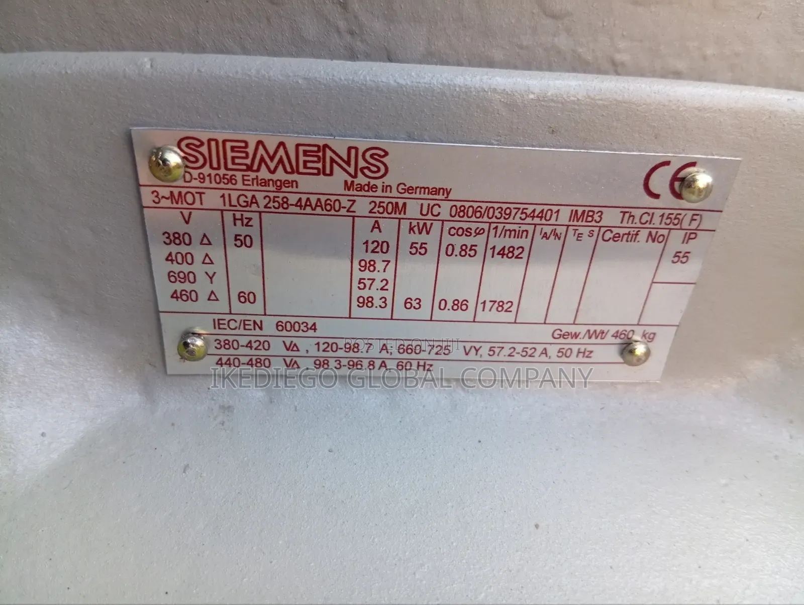 Brand New Siemens Electric Motor