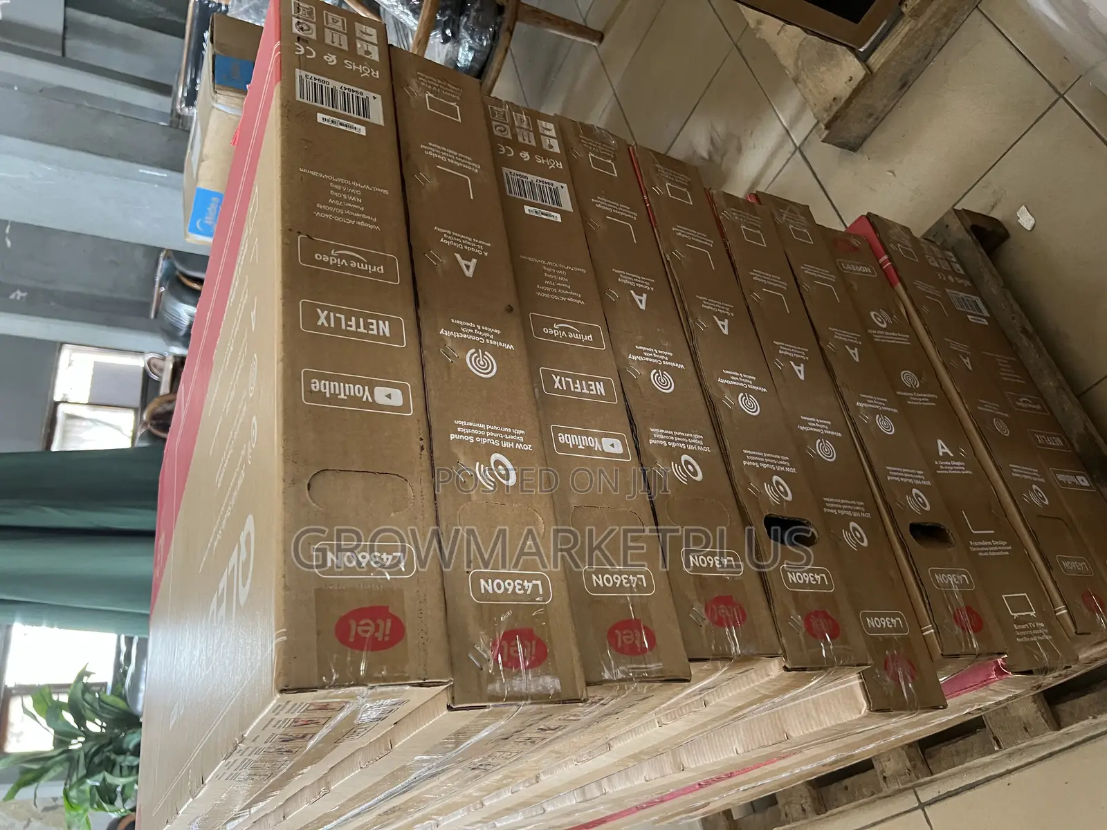 Itel 43 Inches Qled Smart Tv-L4360n