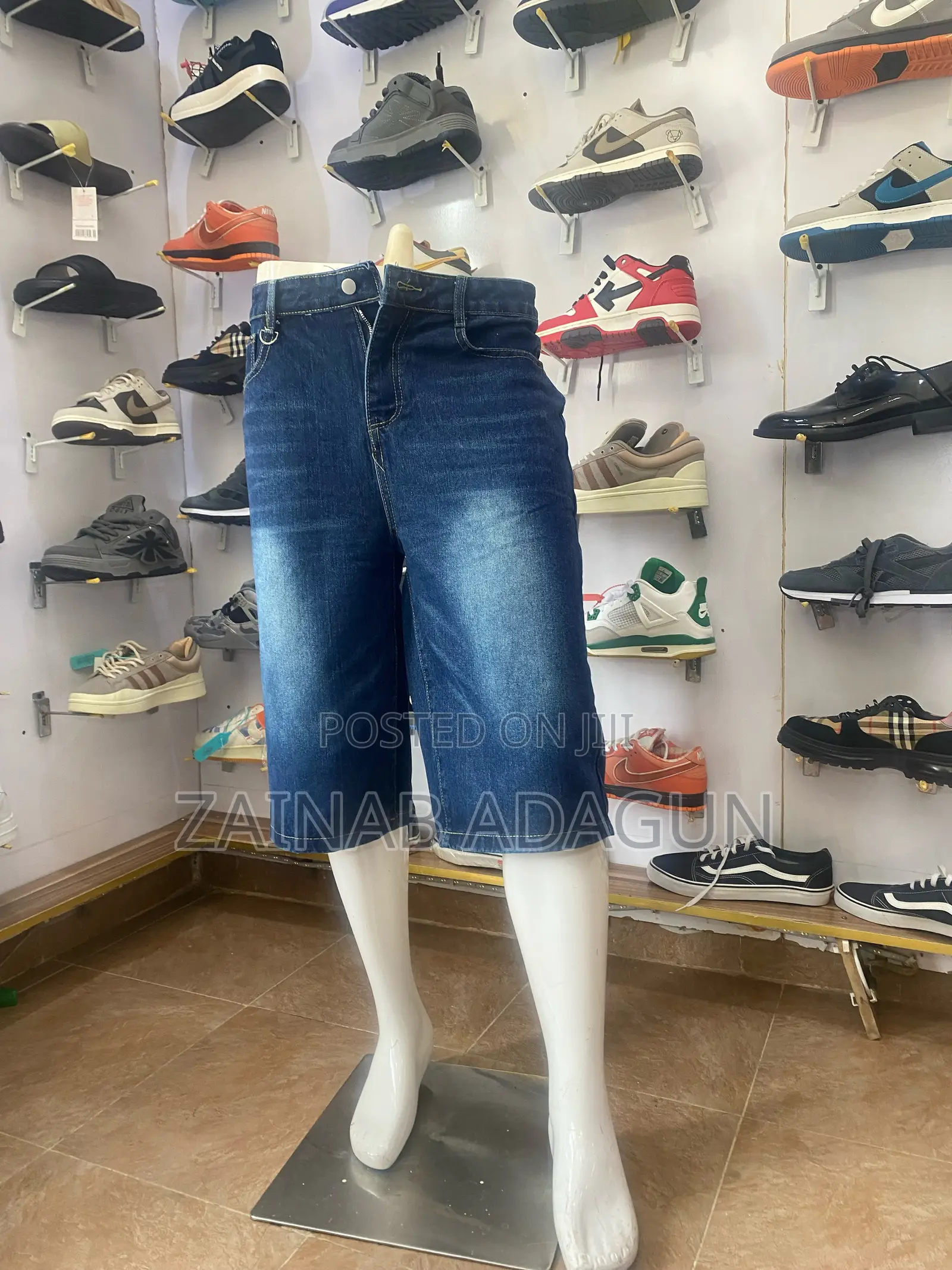 Trendy Men’S Denim Shorts Available Now No No