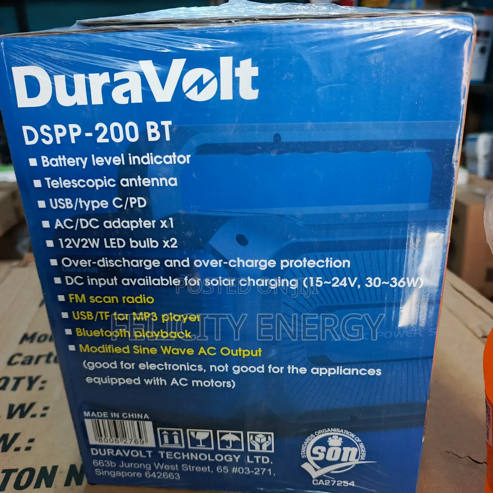 Duravolt Solar Power Station 200watt