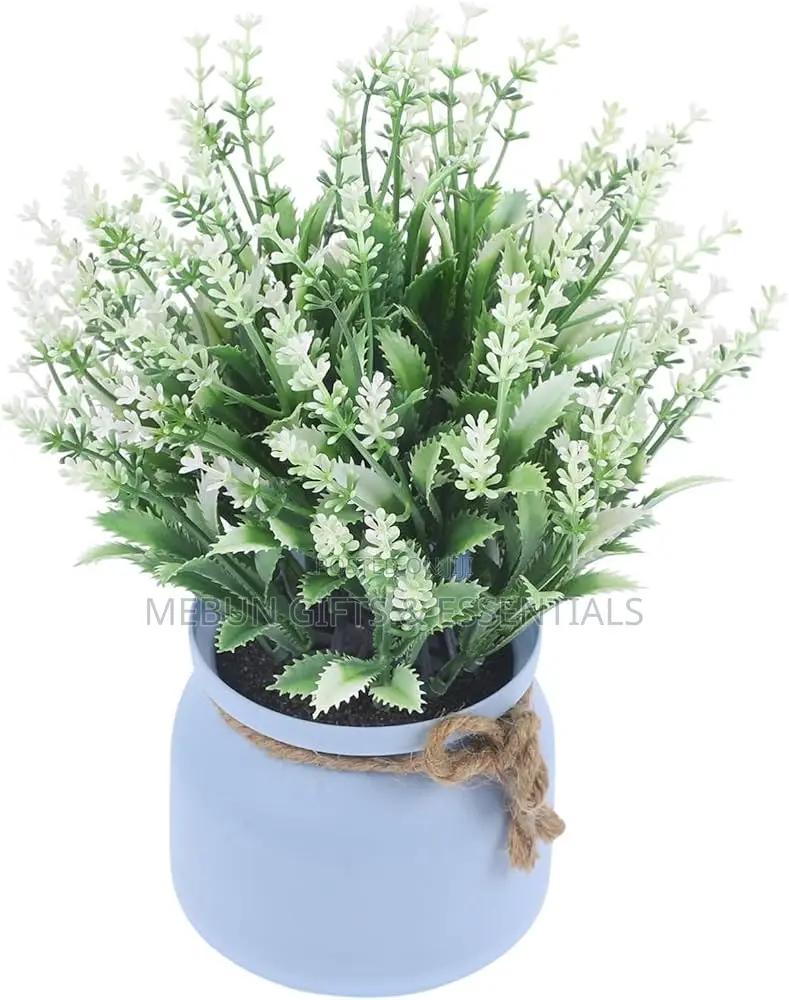 Table Top Artificial Potted Flower With Vase