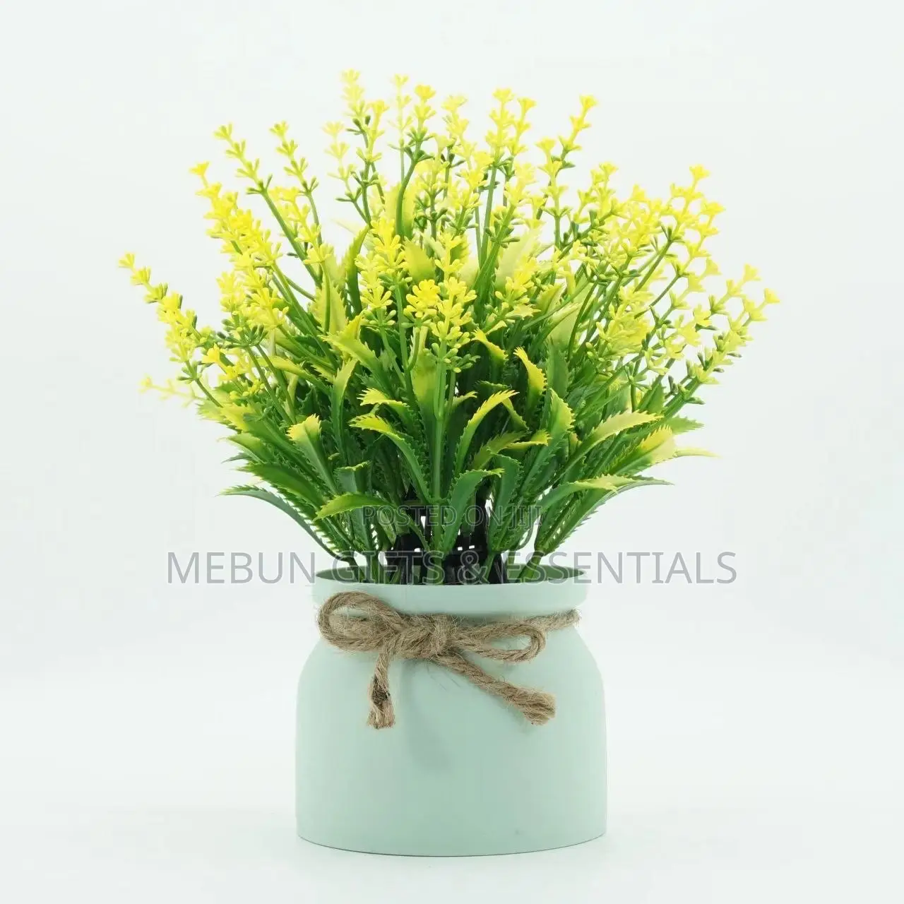 Table Top Artificial Potted Flower With Vase