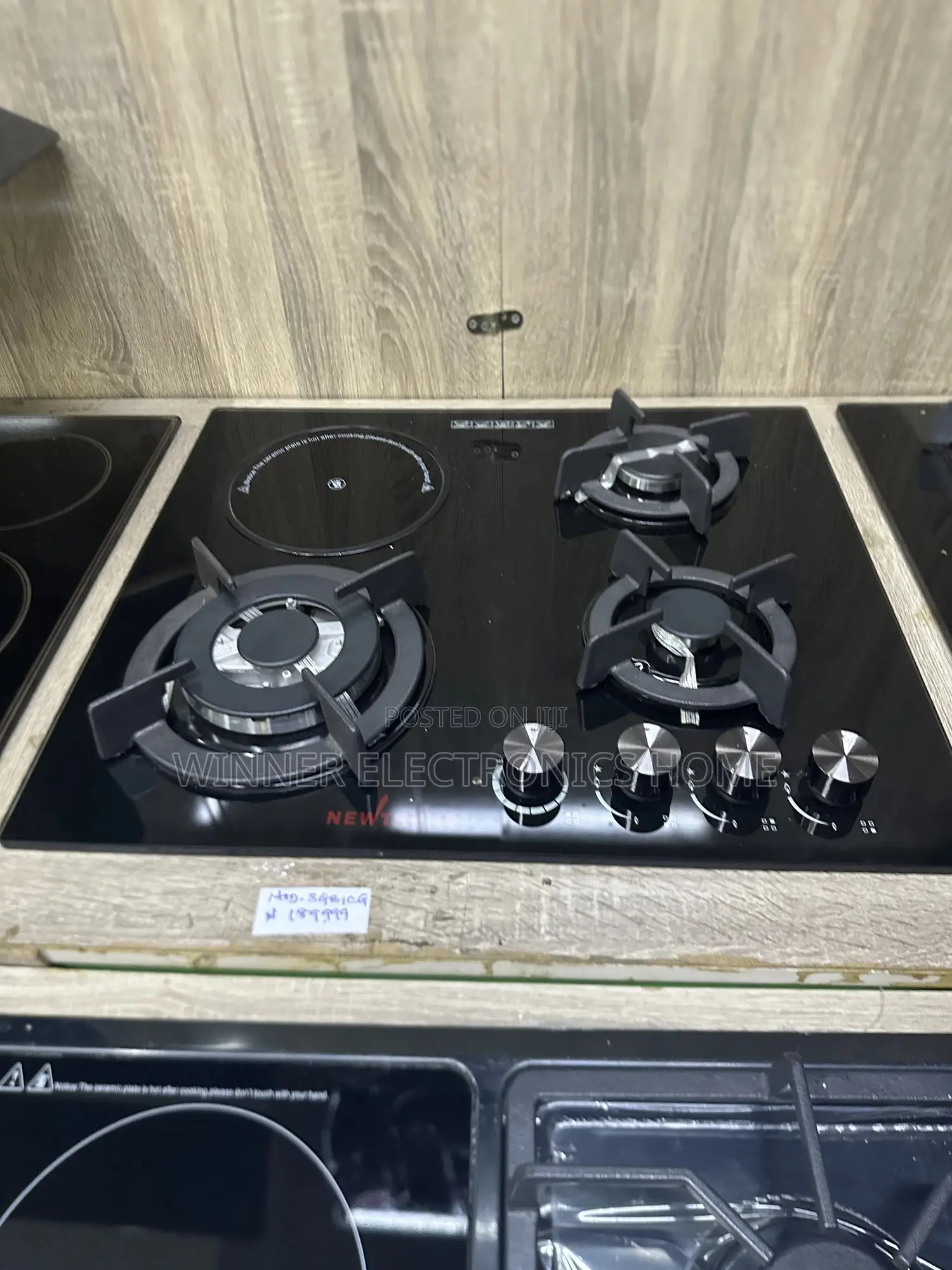New Trend 50 by 50 Built in Gas Cooker 3gas 1electric Burner