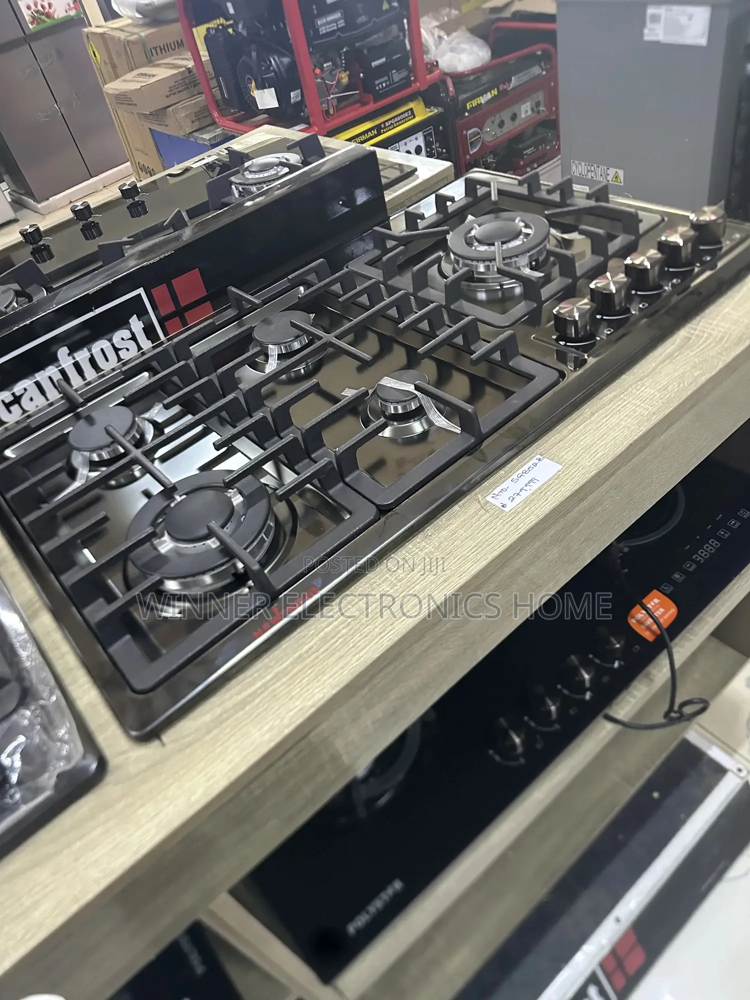 Inbuilt Gas Cooker 5burner New Trend 60 by 90