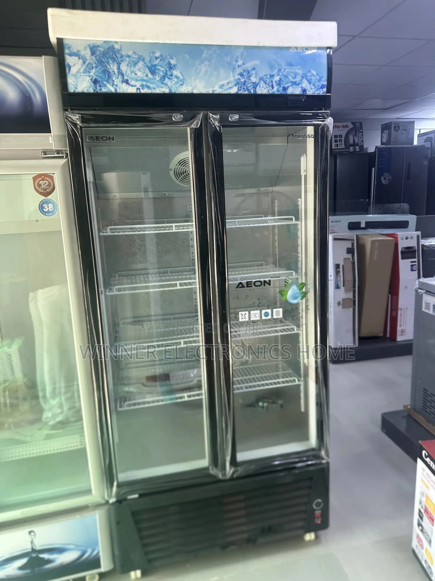 Bruhm Showcase Fridge 460 Liters Side by Side Chiller