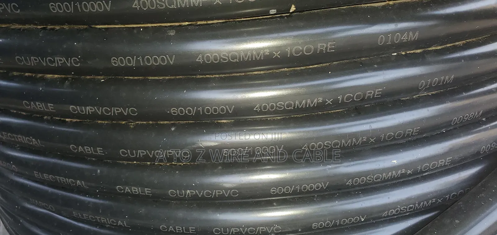 Premium 400mm 1-Core PVC/PVC Cable Available!