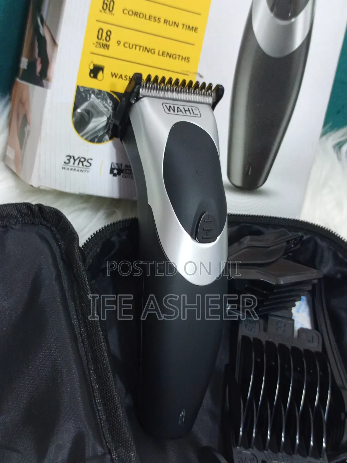 U.K Fairly Used Wahl Clip and Rinse Hair Clipper - Charger Missing
