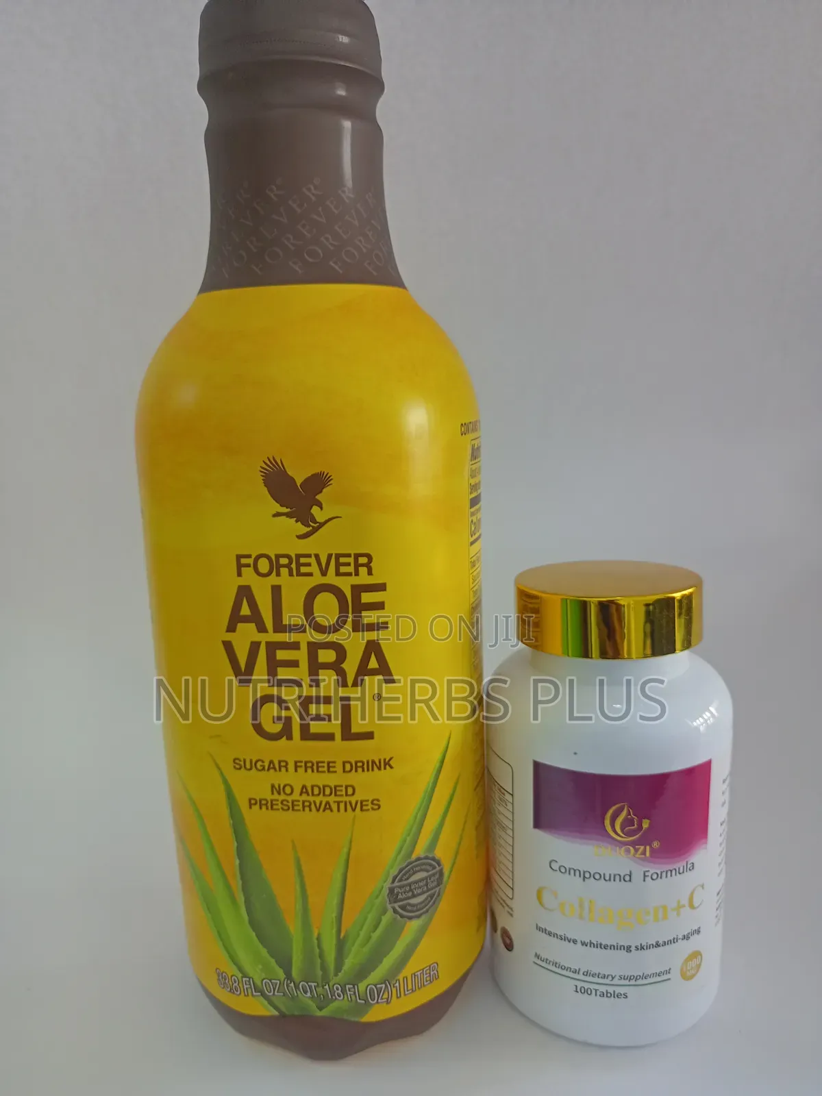 Forever Aloe Vera Gel and Duozi Collagen+C: Healthy Radiant Glow