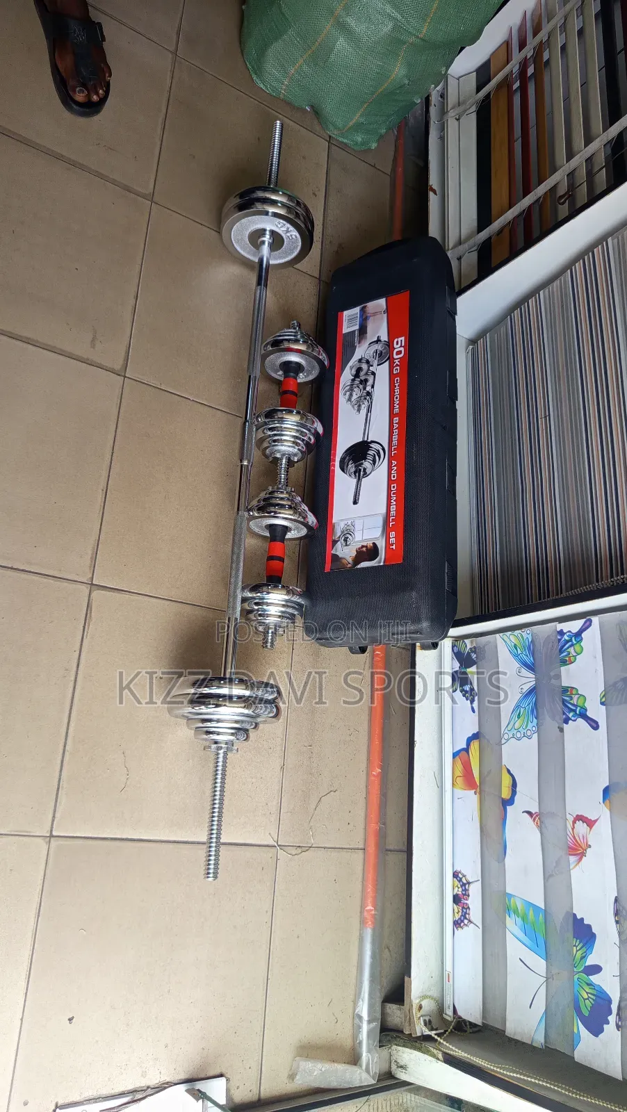 50kg Adjustable Chrome Dumbbells