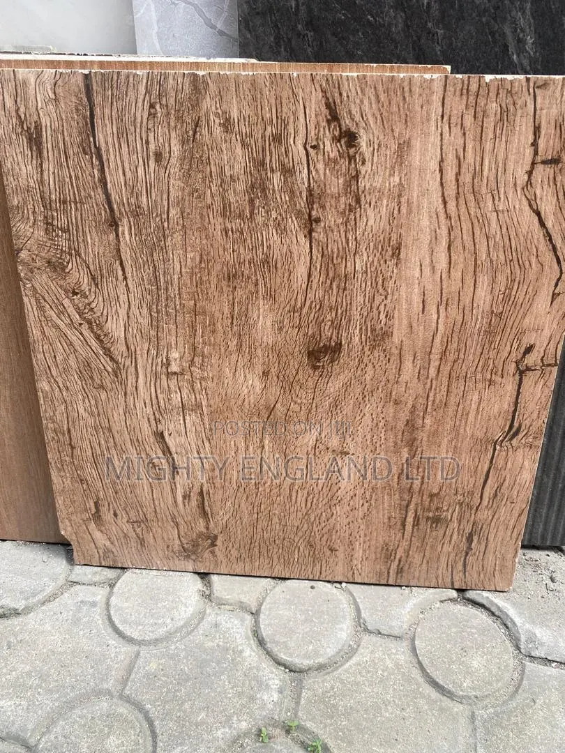 Beige Coloured Ceramic Floor Tiles With a Matt Wood-Effect Surface