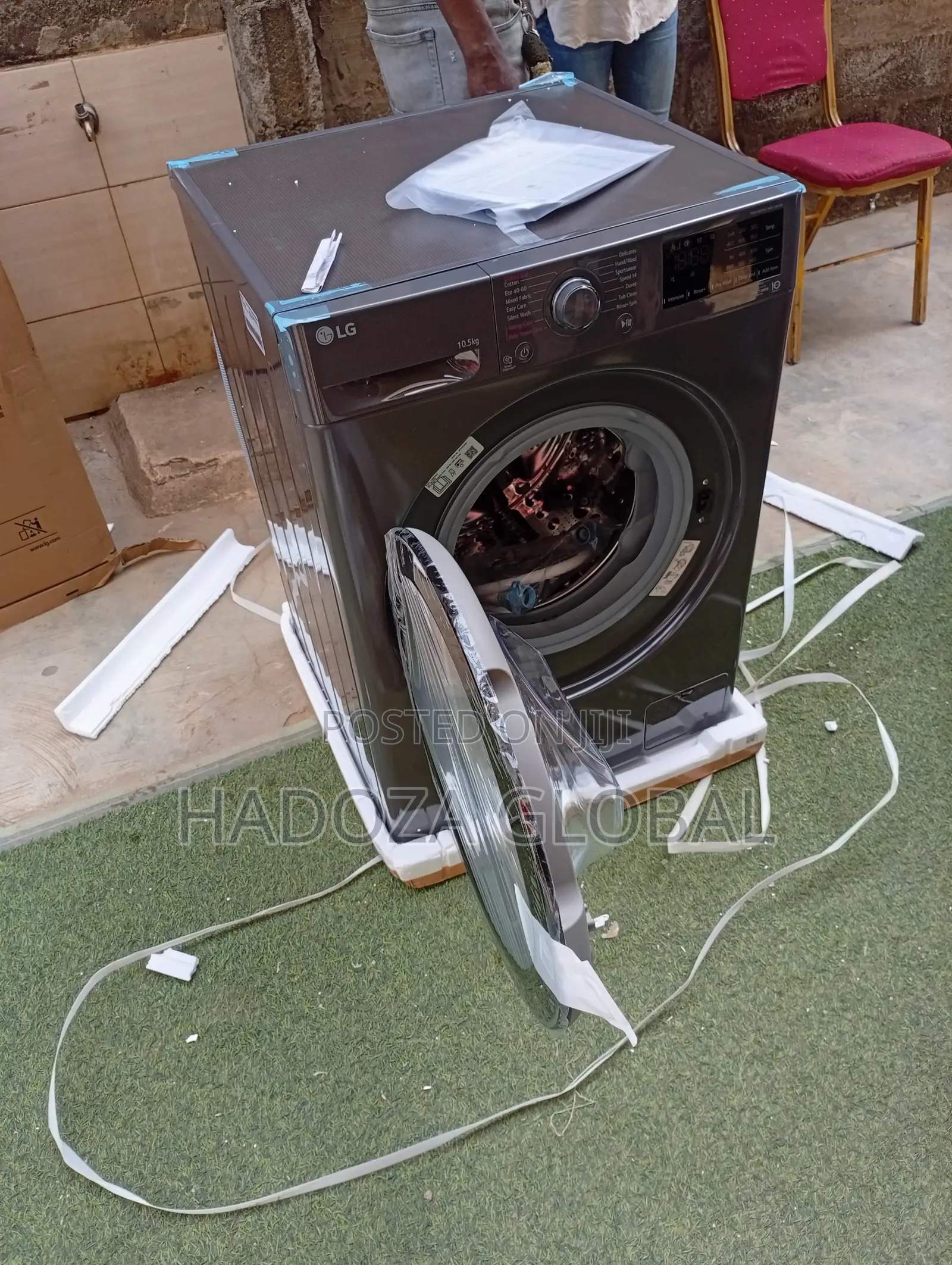 Lg 10.5kg Front Loader – Steam Wash and Turbo Clean Features