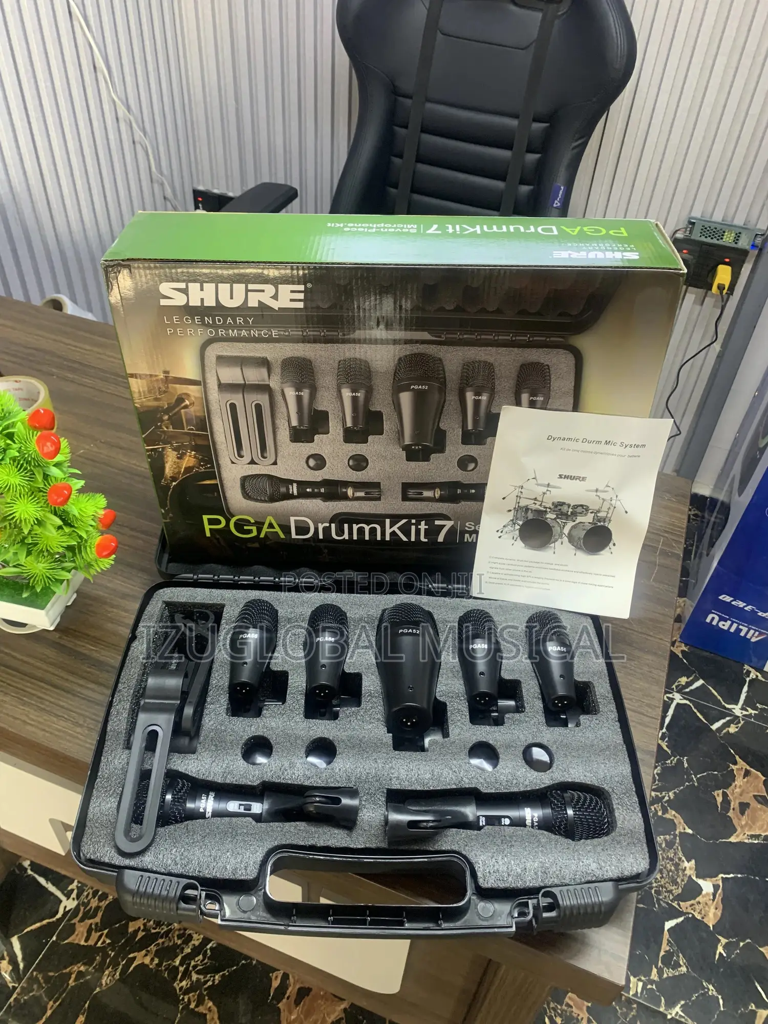 Shure Pga Drumkits 7 Seven-Pieces Microphone Kit