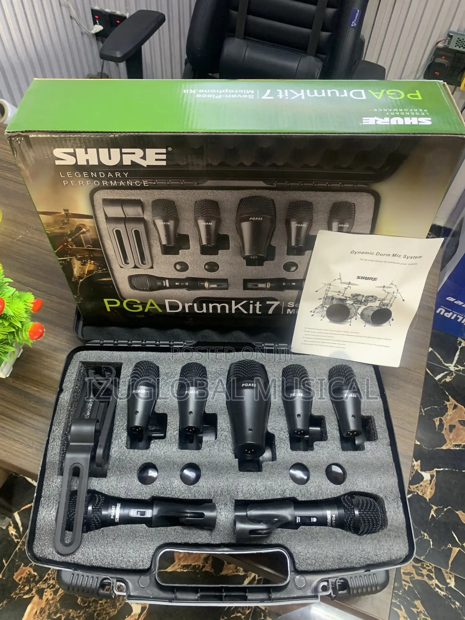 Shure Pga Drumkits 7 Seven-Pieces Microphone Kit