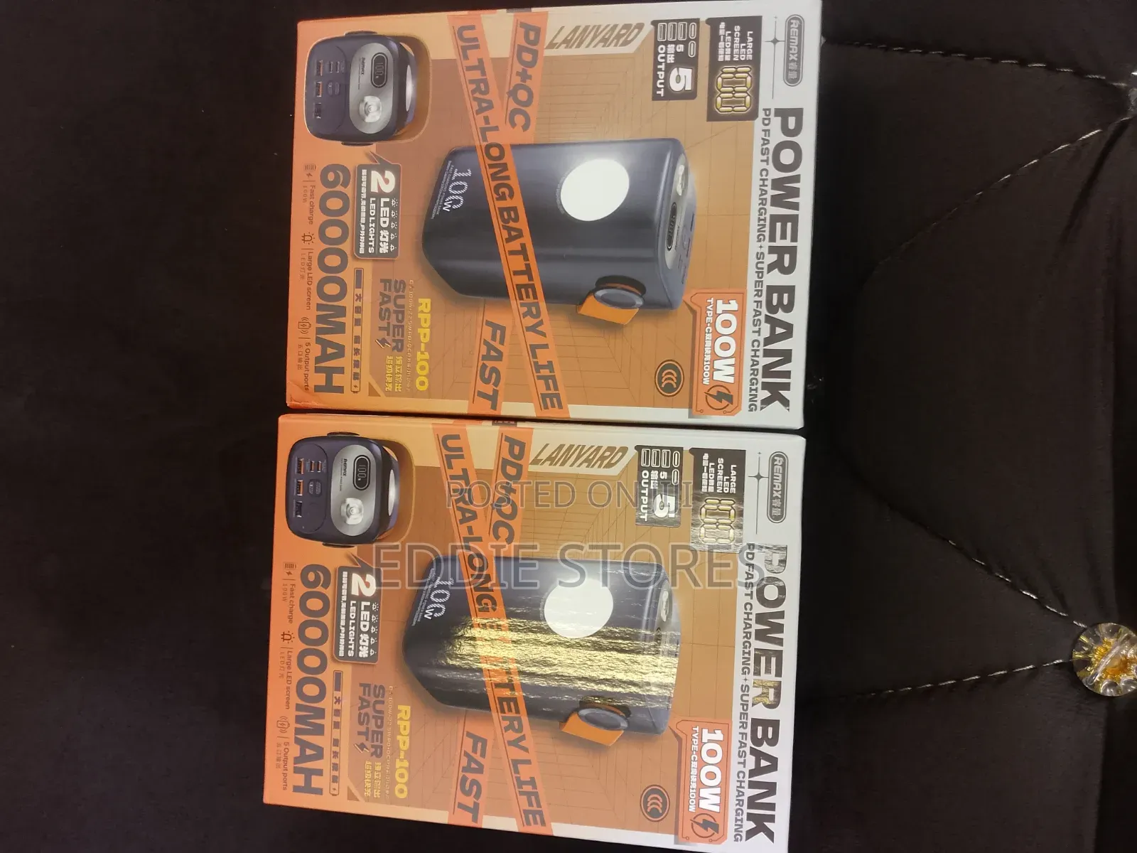 100w Remax Portable Power Bank 60000mah