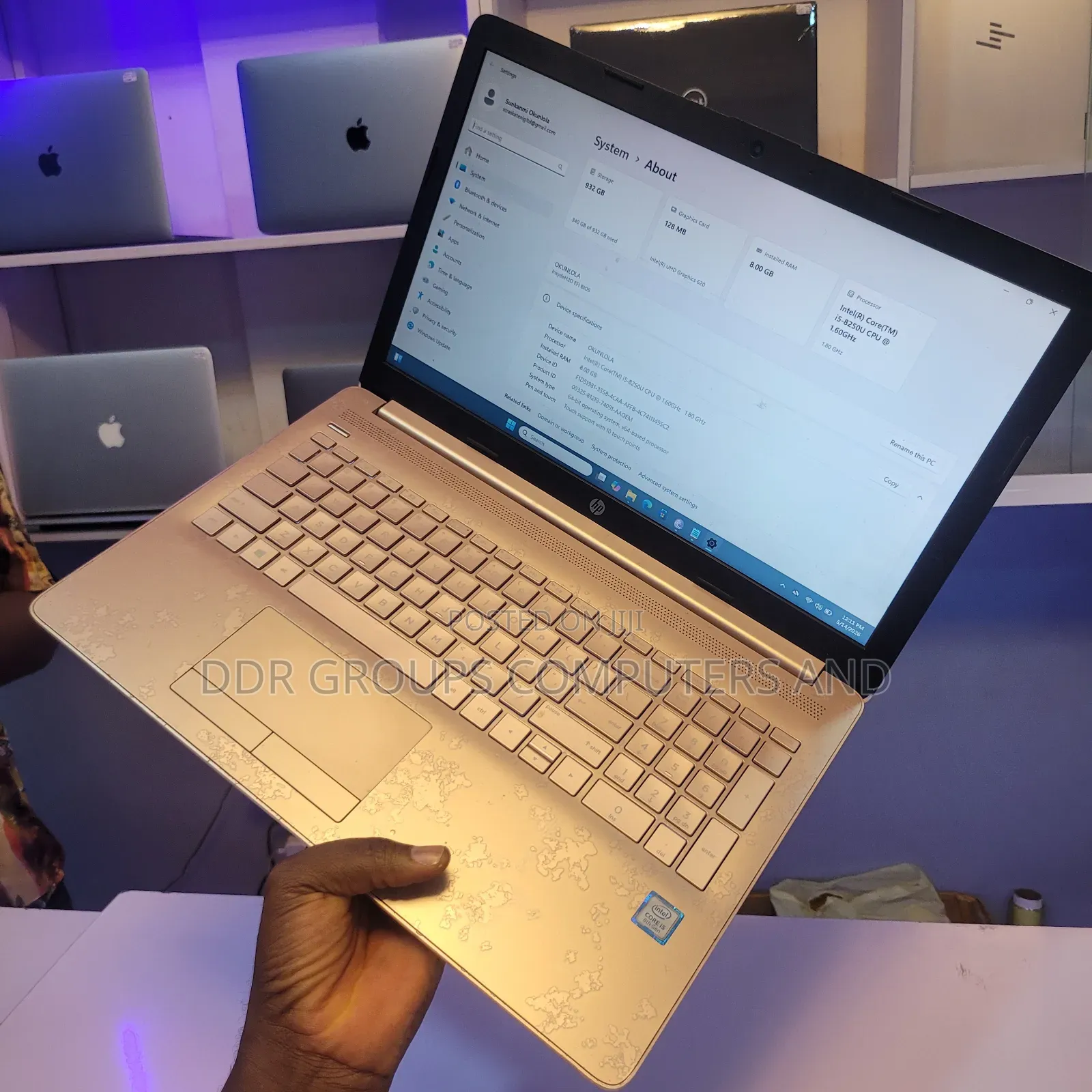 Laptop HP 250 G8 8GB Intel Core i5 HDD+SSD 1T