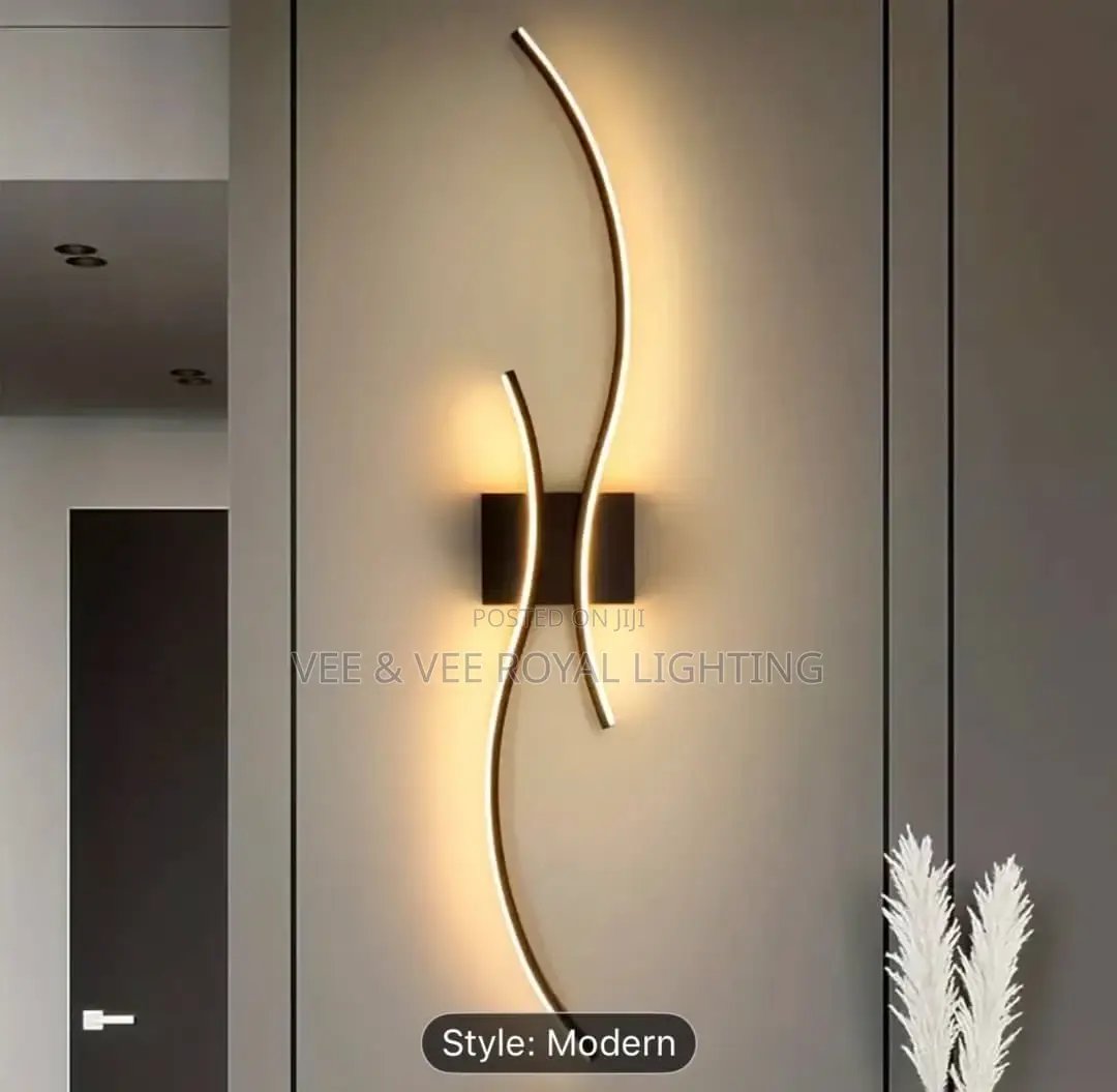 Modern Curved Wall Light – For Living Room, Hallways, Bedroom, Closets