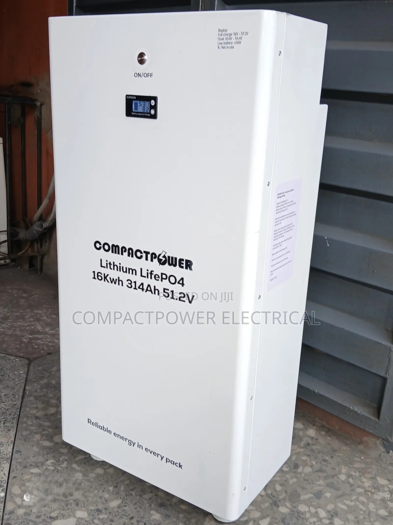 16kwh 51.2v 314ah a Grade Lithium Lifepo4 Battery Packs -10yrs+