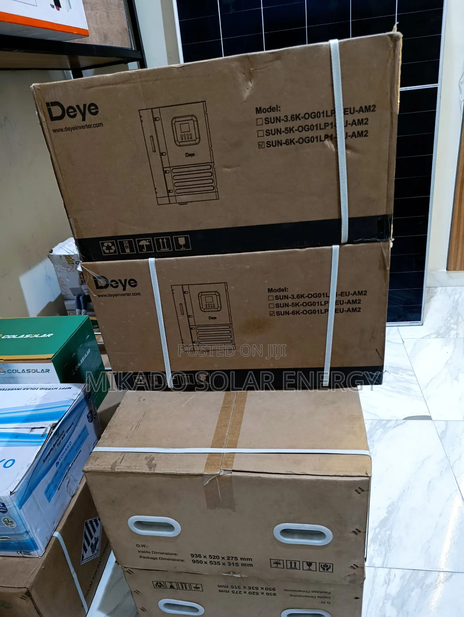 Brand New Deye 6kw Hybrid Dual MPPT Inverter Available