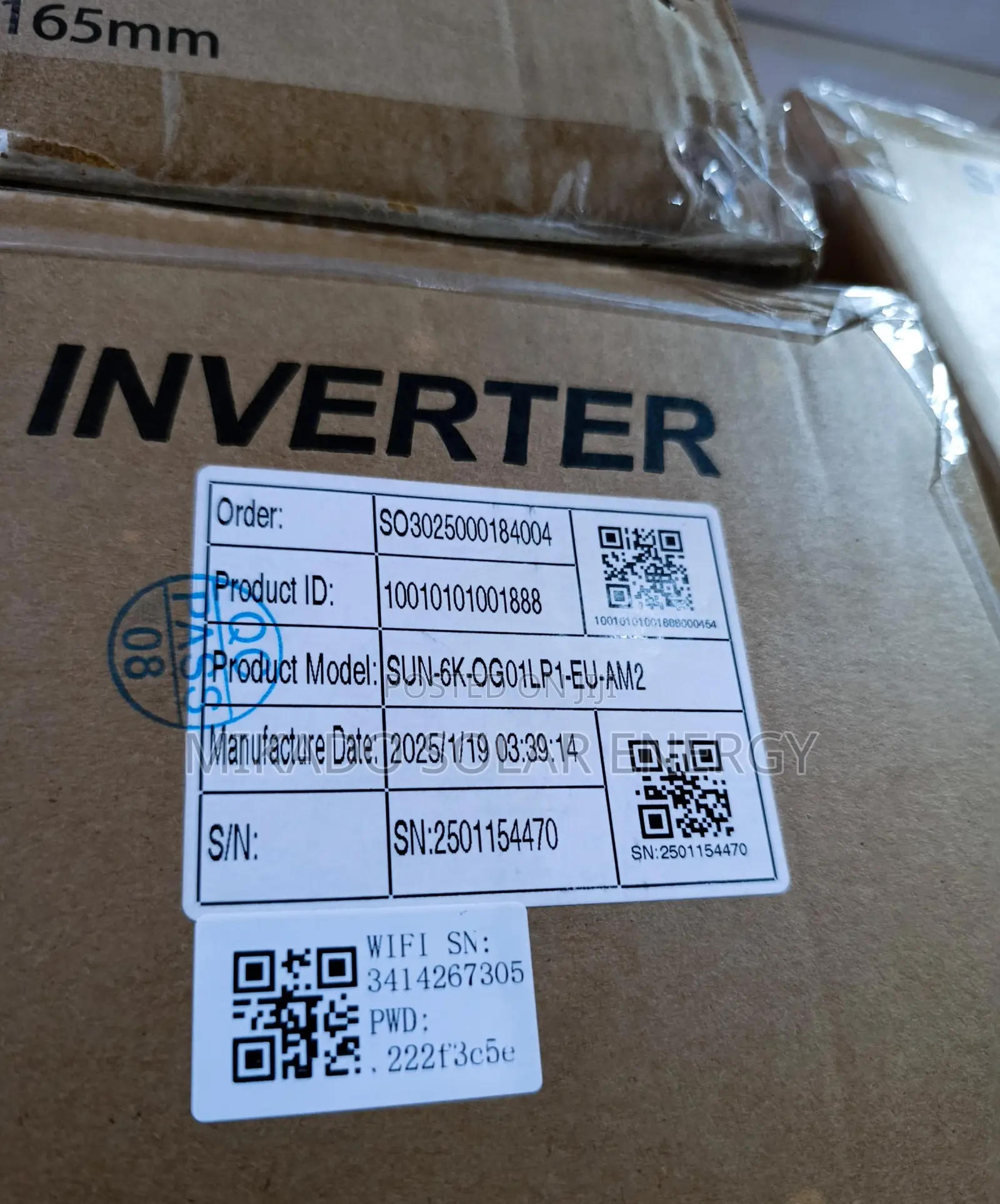 Brand New Deye 6kw Hybrid Dual MPPT Inverter Available