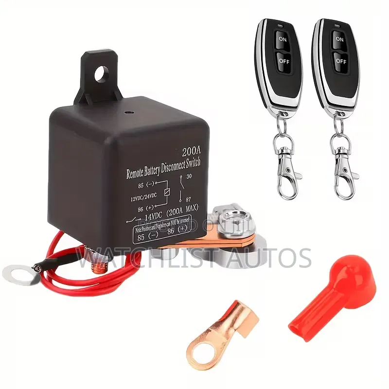 200a Dc12v Remote Battery Disconnect for Switch - Anti-Theft