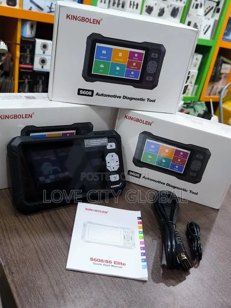 Kingbolen S608 Obd Car Scanner 4system Bidirectional 9+Reset Lifetime