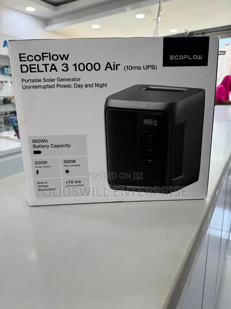 Ecoflow Delta 3 1000 Air – Portable Solar Generator