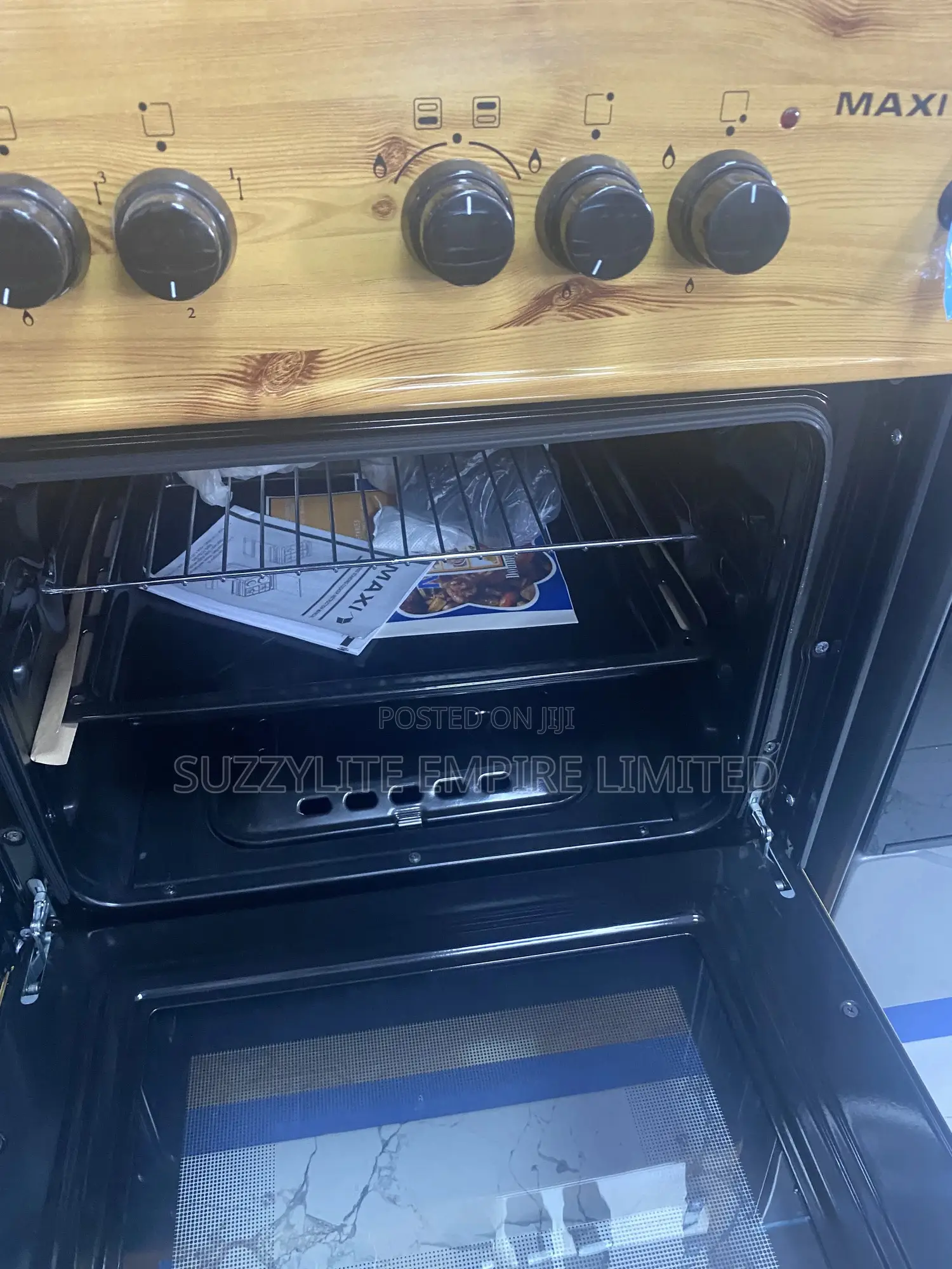Maxi Authentic Wooden 60 by 60 Standing Gas Cooker